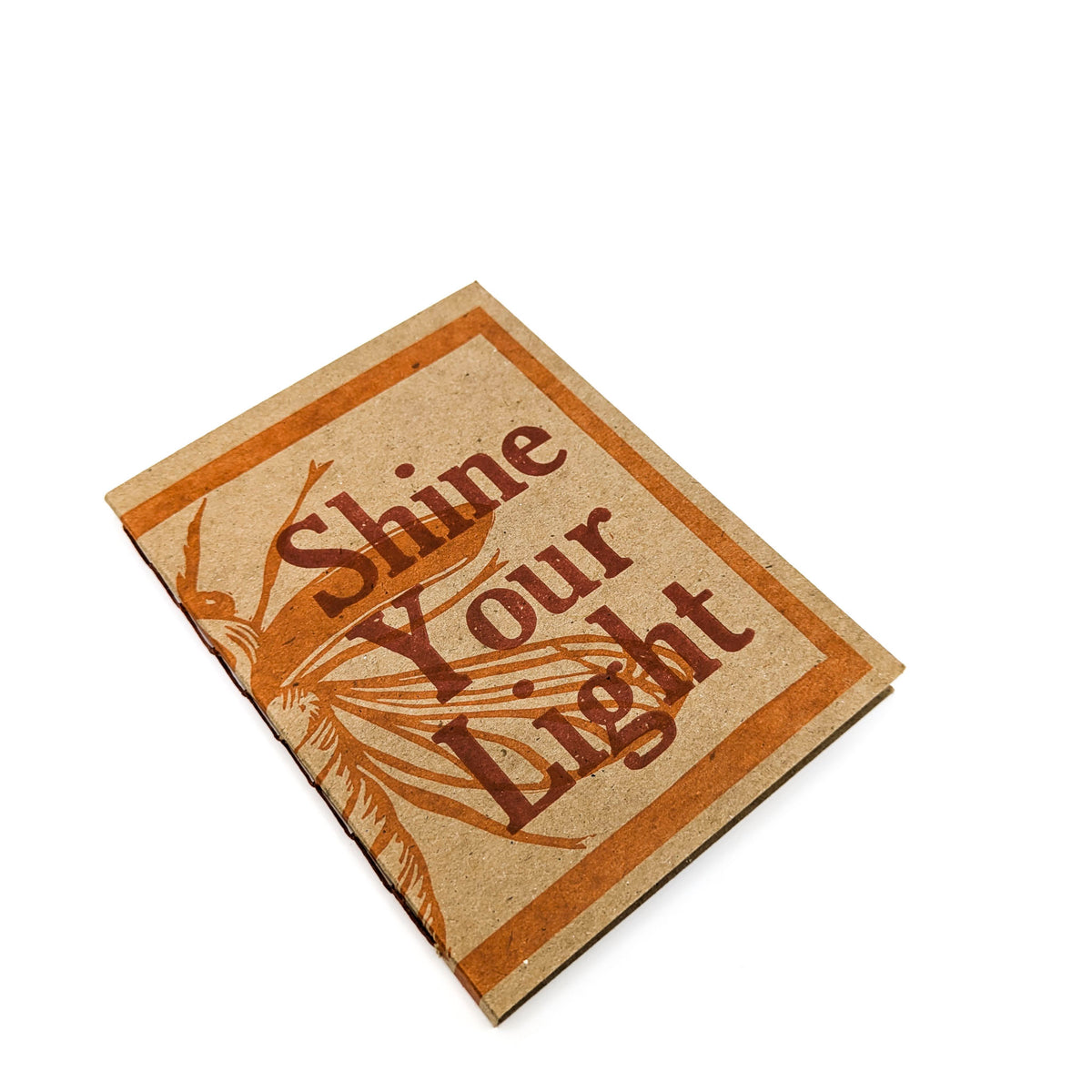 Purple Pumpkin Press - Thin Paper Journals - Shine Your Light on Kraft - VISUAL INDEX