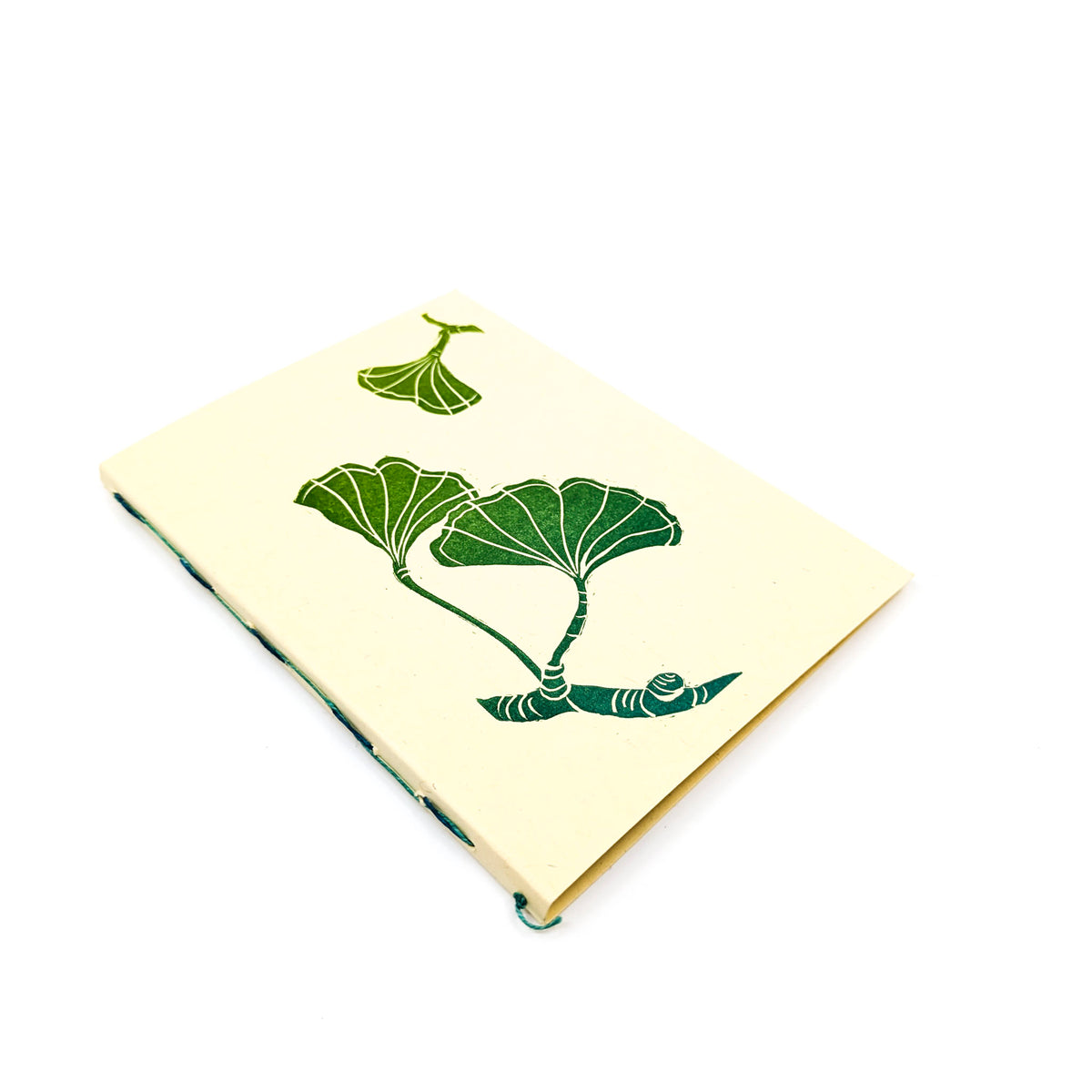 Purple Pumpkin Press - Thin Paper Journals - Ginkgo on Cream - VISUAL INDEX