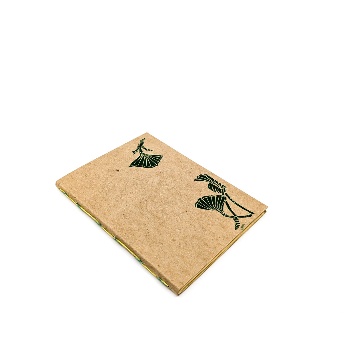 Purple Pumpkin Press - Thick Paper Journals - Ginkgo Leaf on Kraft - VISUAL INDEX