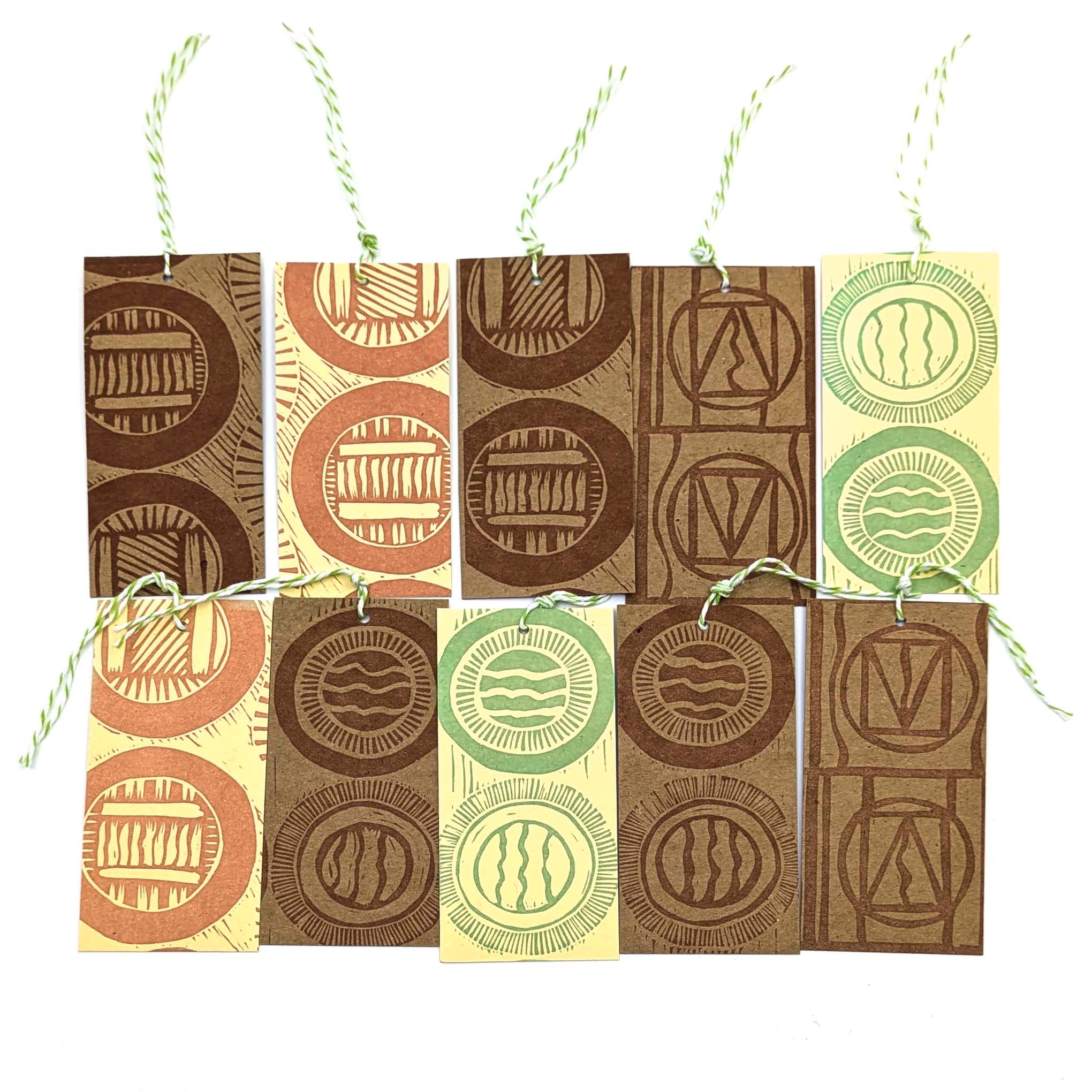 Abstract Design Gift Tags (Pack of 10)