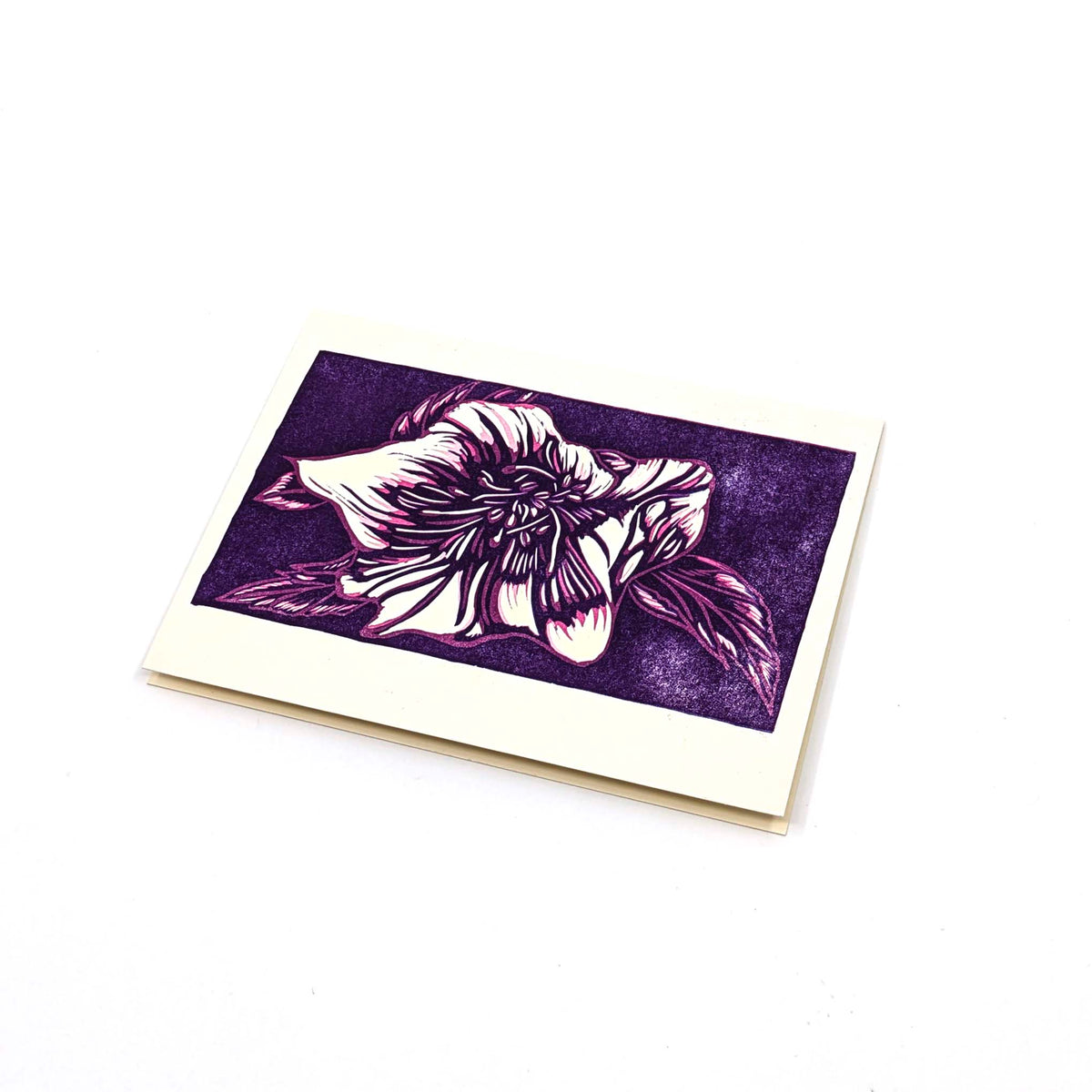 Purple Floral Valentines Day Card (3 styles)