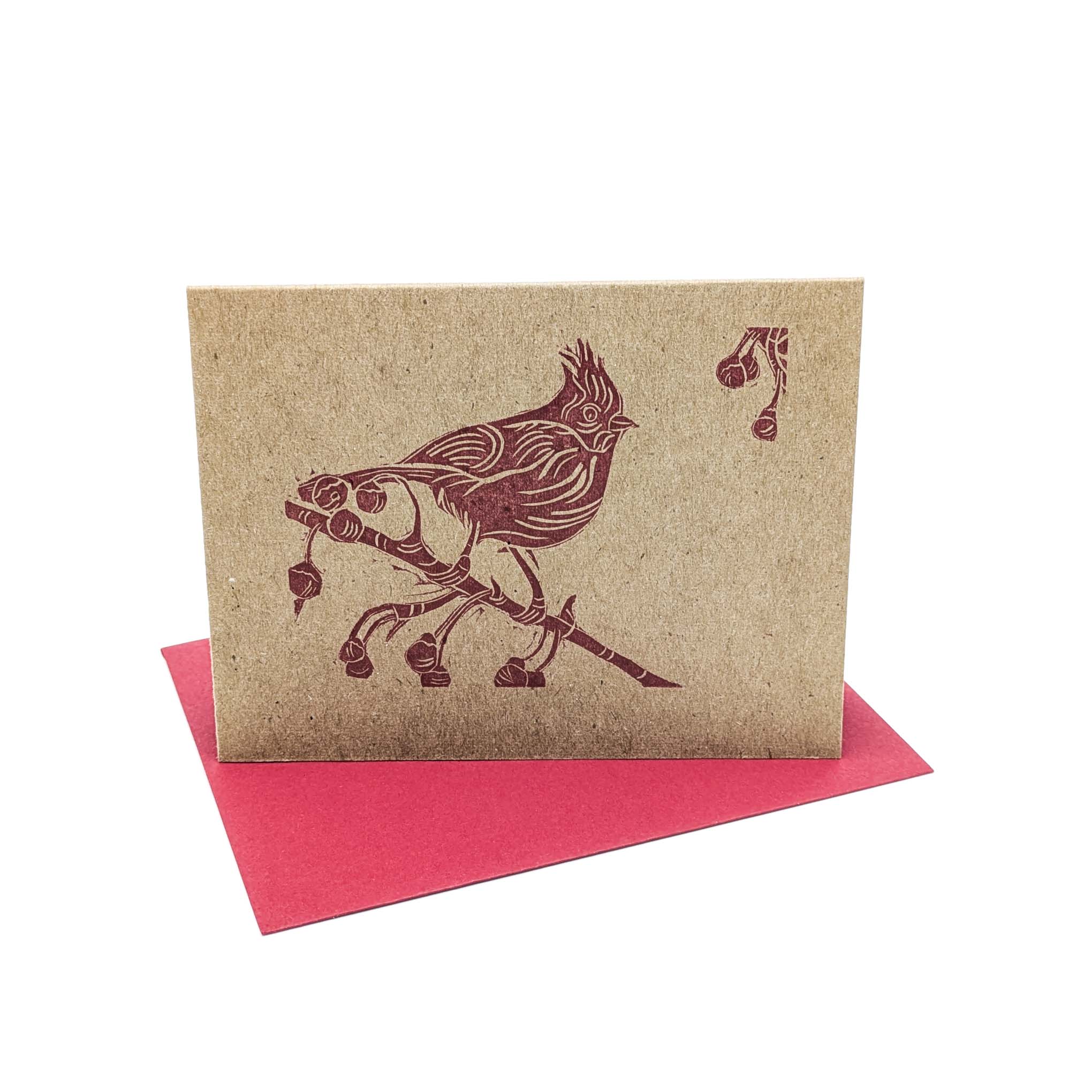 Happy Holidays! Cardinal & Branch Card