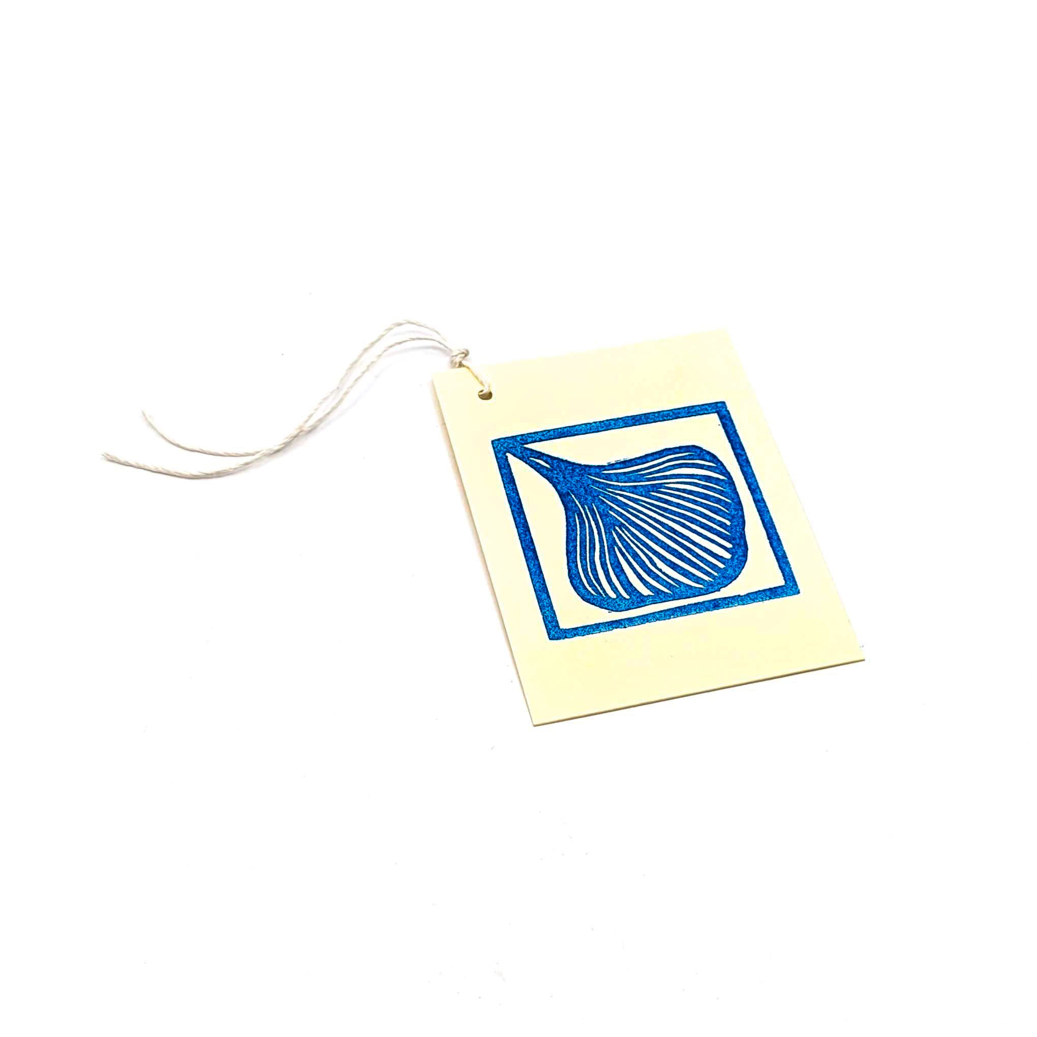 Ginkgo Gift Tags (Blue/Pack of 9)