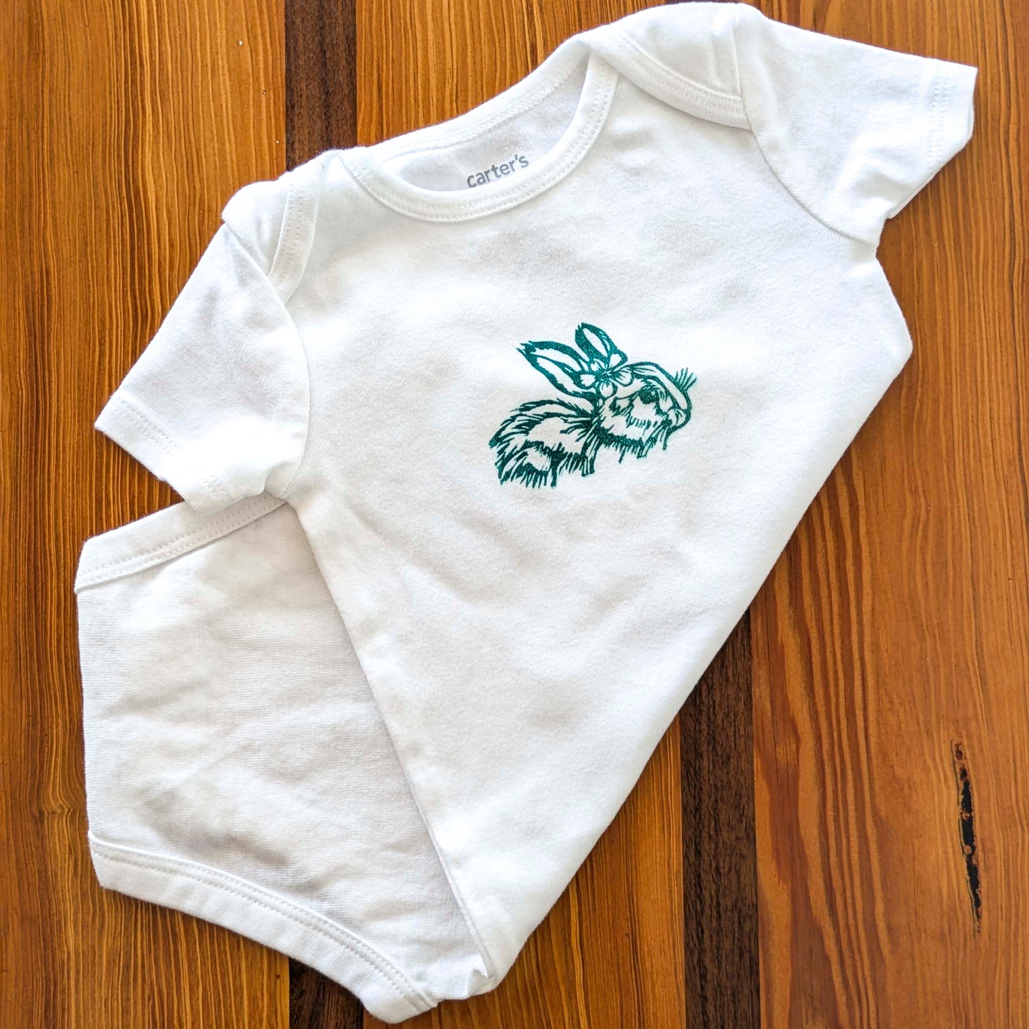 Letterpress Printed Onesies