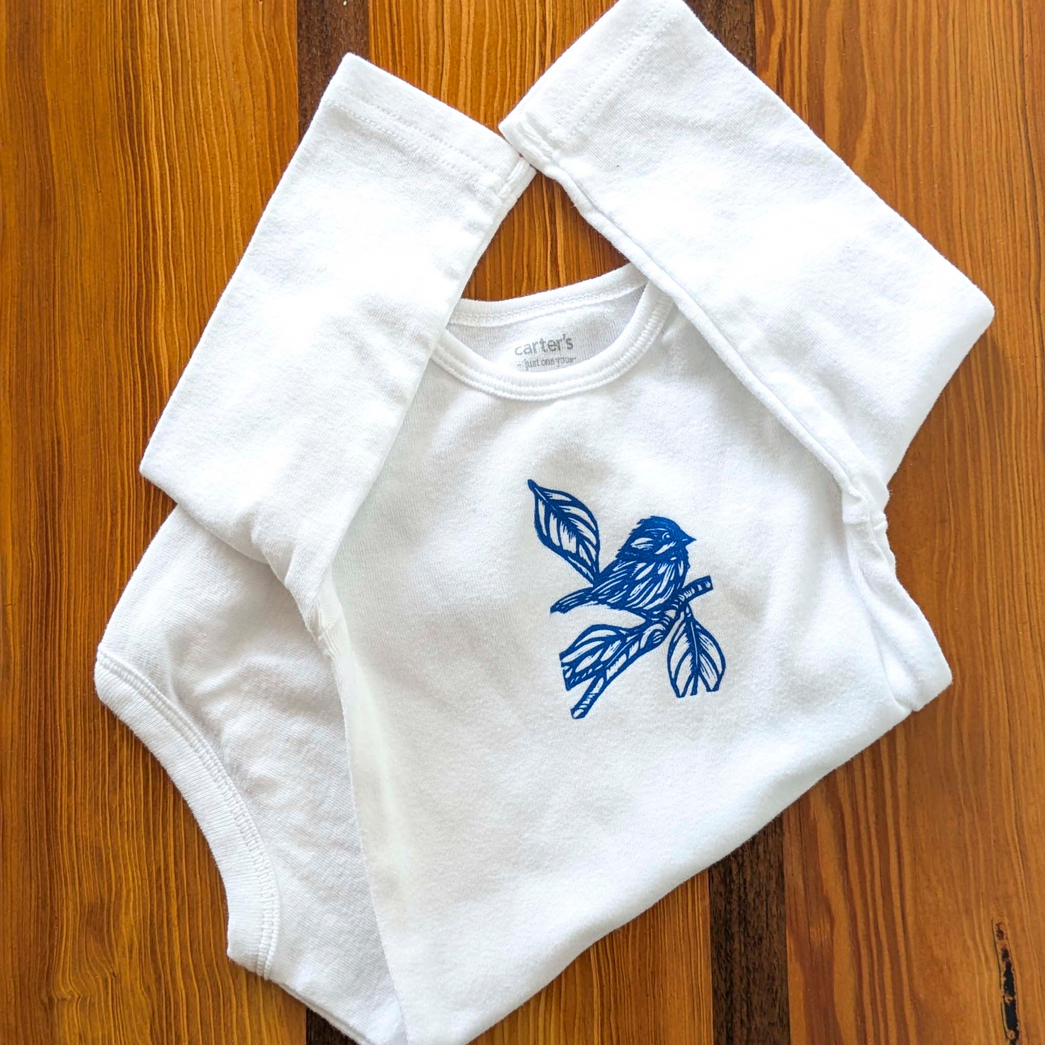 Letterpress Printed Onesies