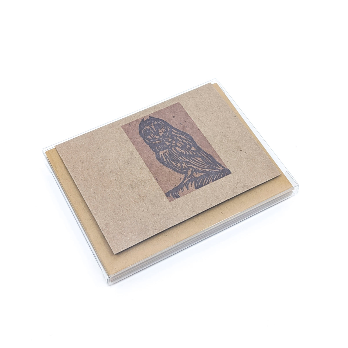 Greeting Card Box Set- Purple Owls (Set of 4)