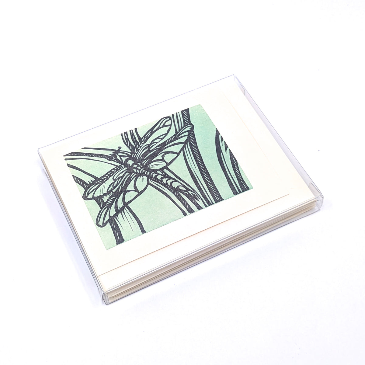 Greeting Card Box Set- Insects on Mint (Set of 4)