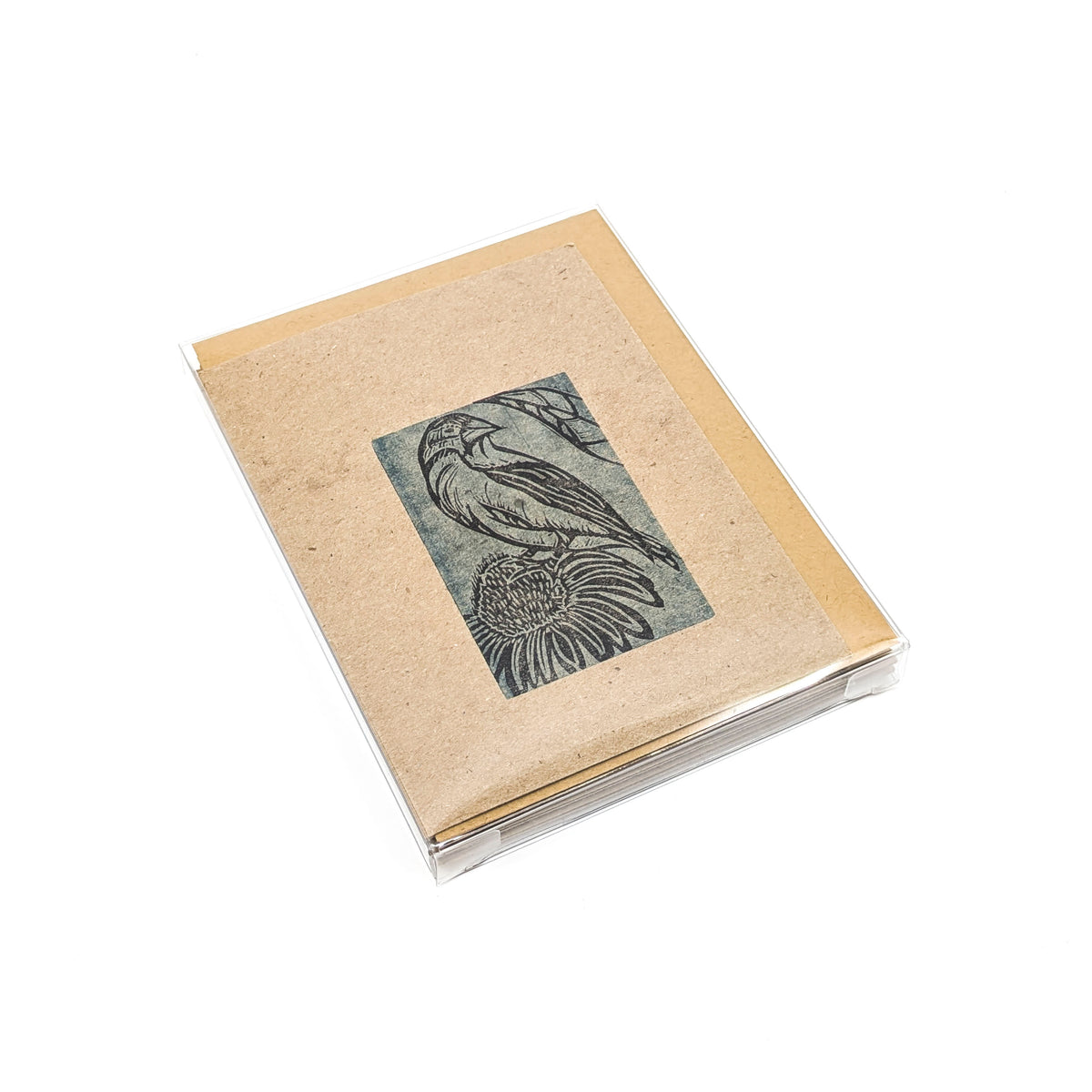 Greeting Card Box Set- Birds on Flowers (Set of 4)
