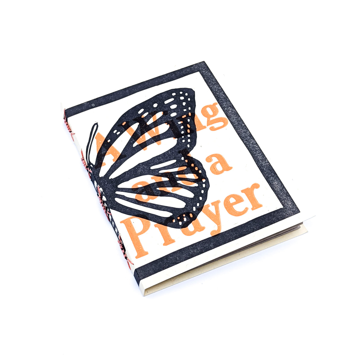 Thick Paper Journal- A Wing and a Prayer on Cream