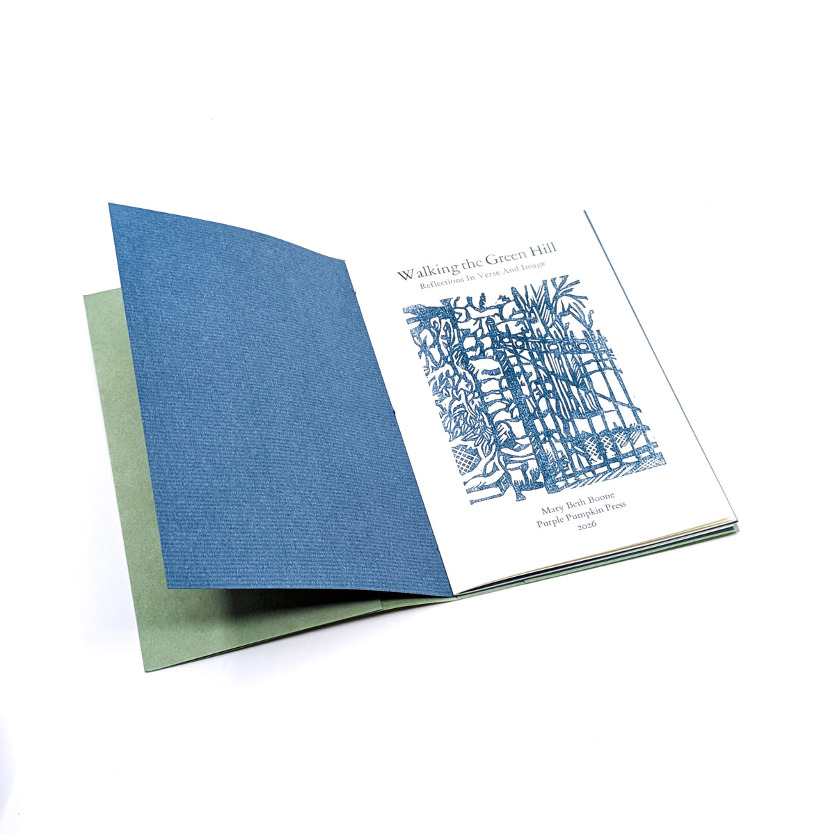 Walking the Green Hill- Limited Edition Letterpress Book