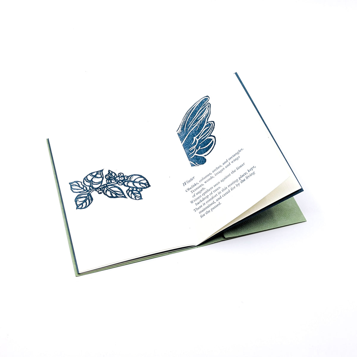 Walking the Green Hill- Limited Edition Letterpress Book