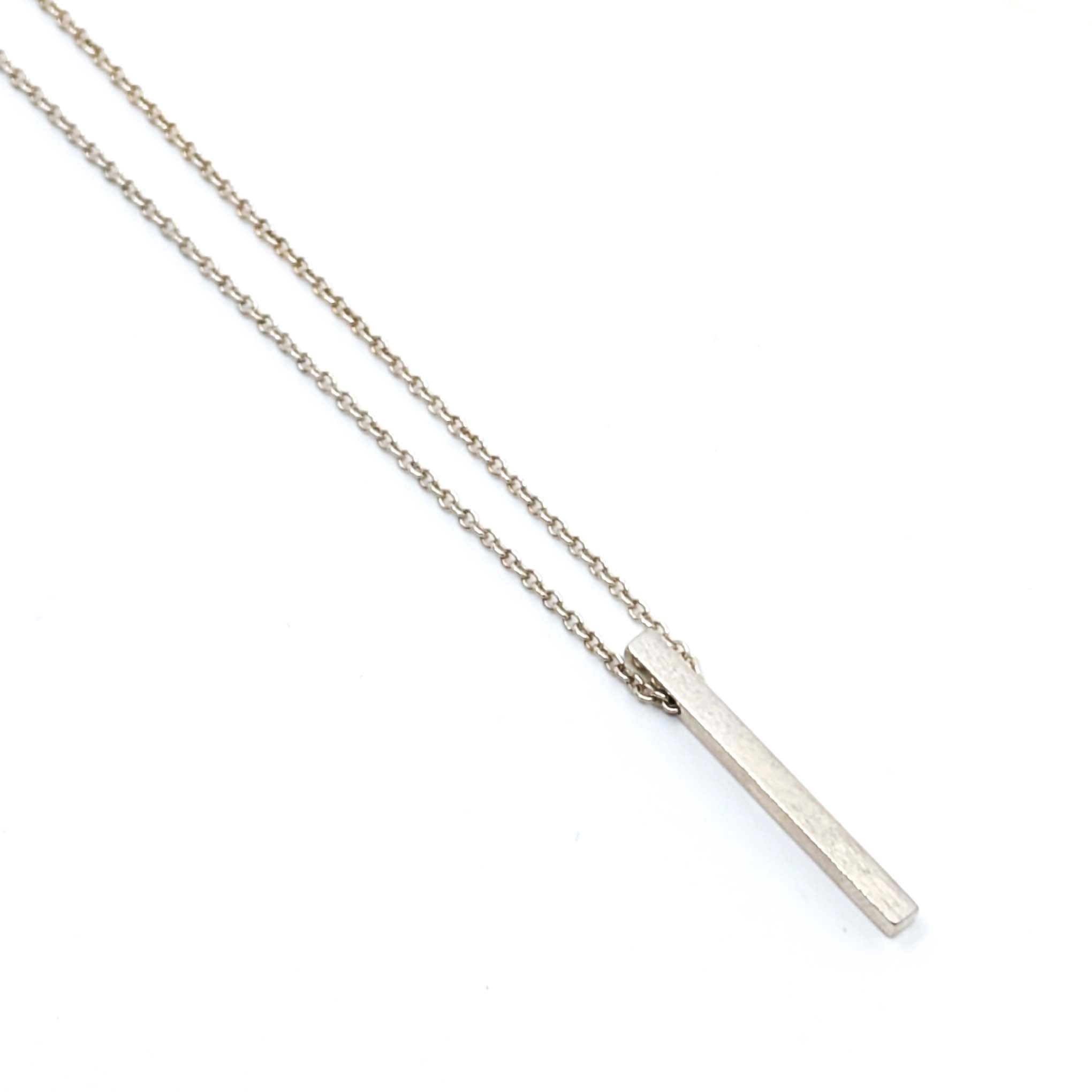 Bar Necklace- White