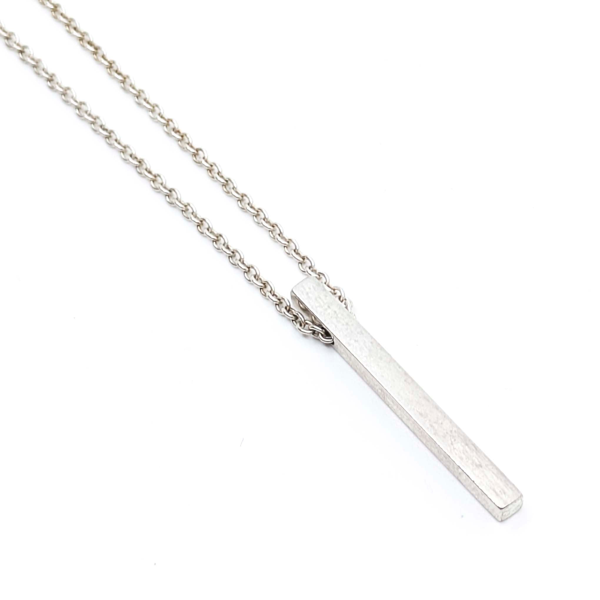 Bar Necklace- White