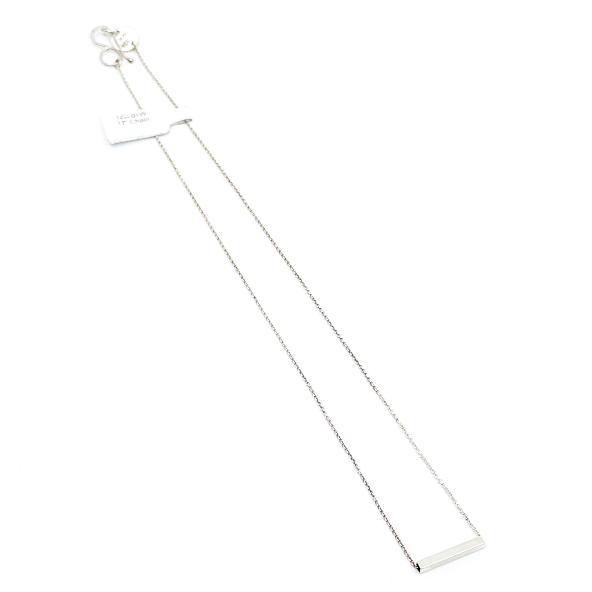 Slide Necklace-White