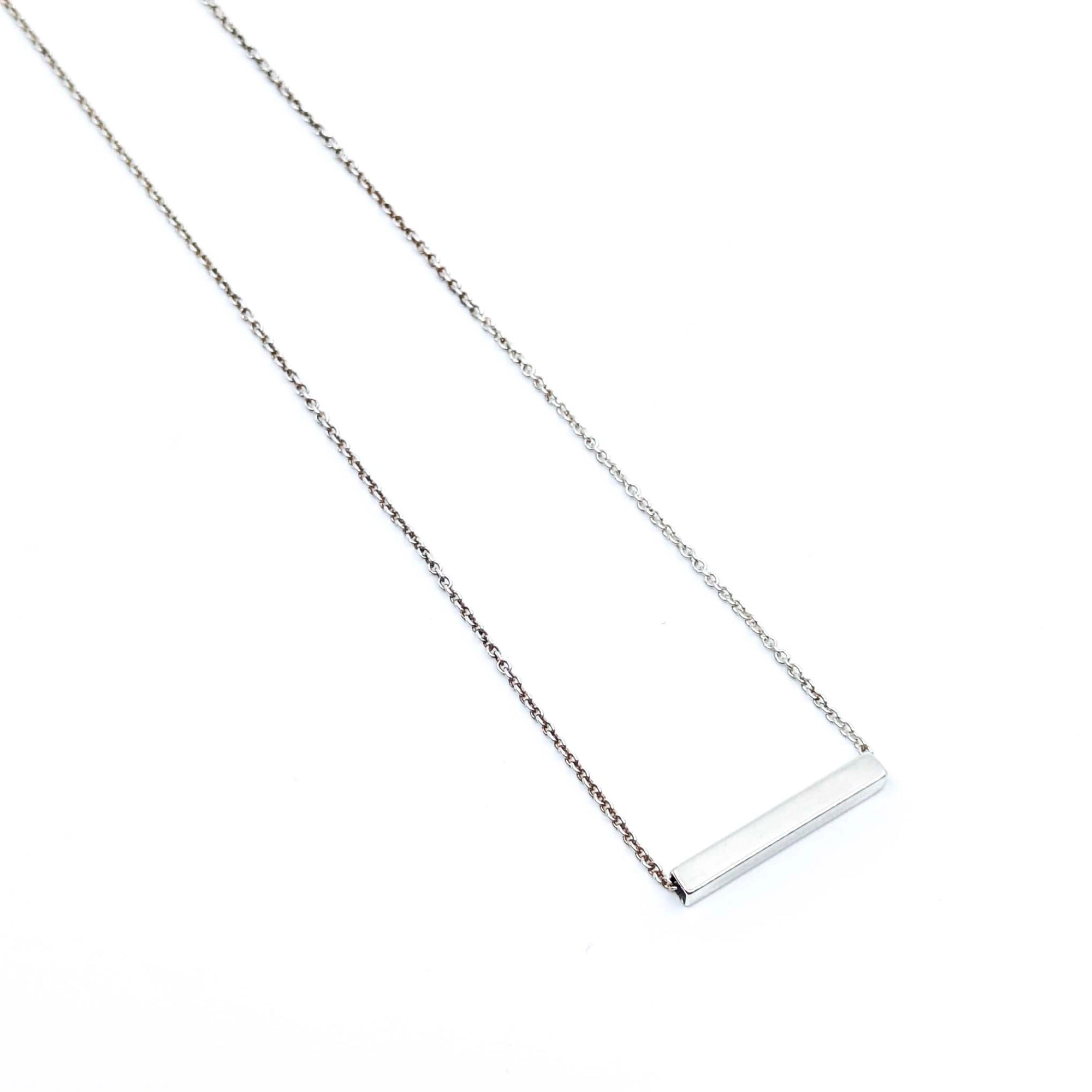 Slide Necklace-White