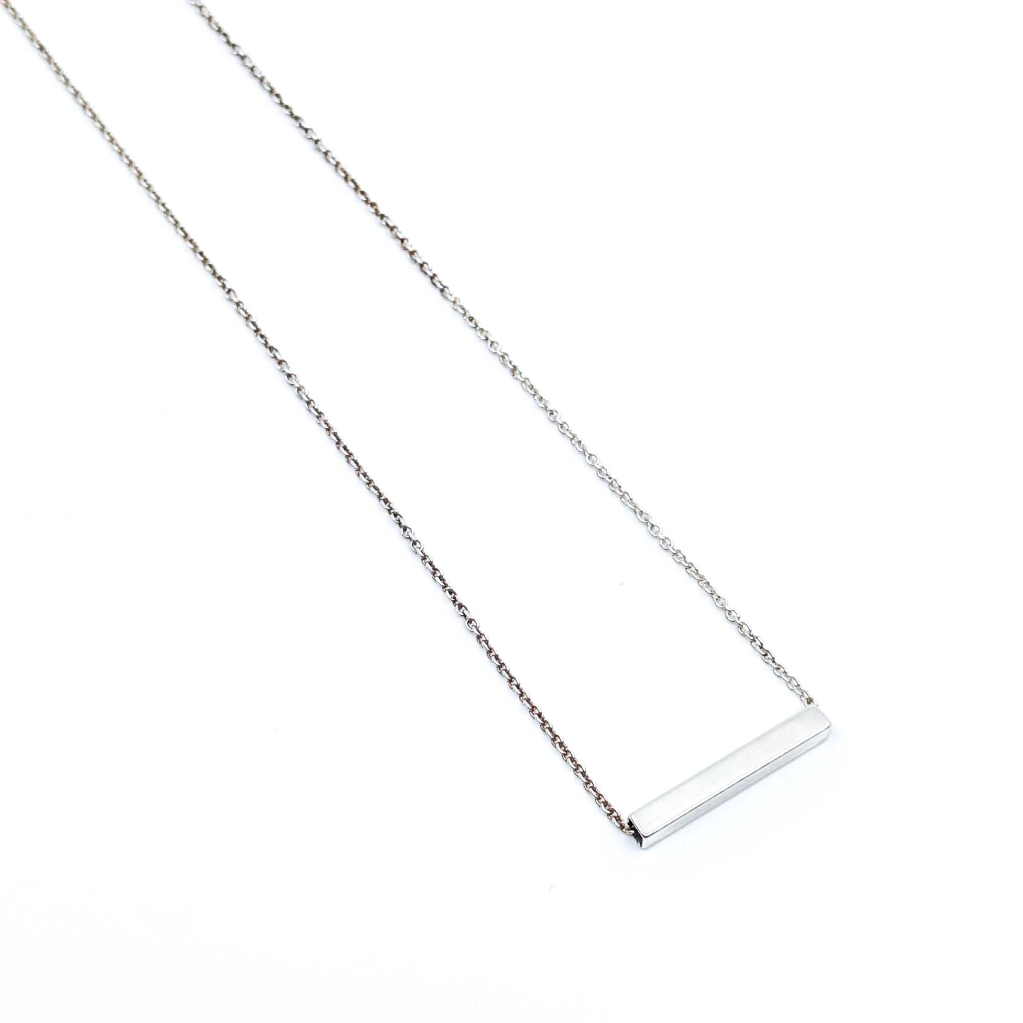 Slide Necklace-White