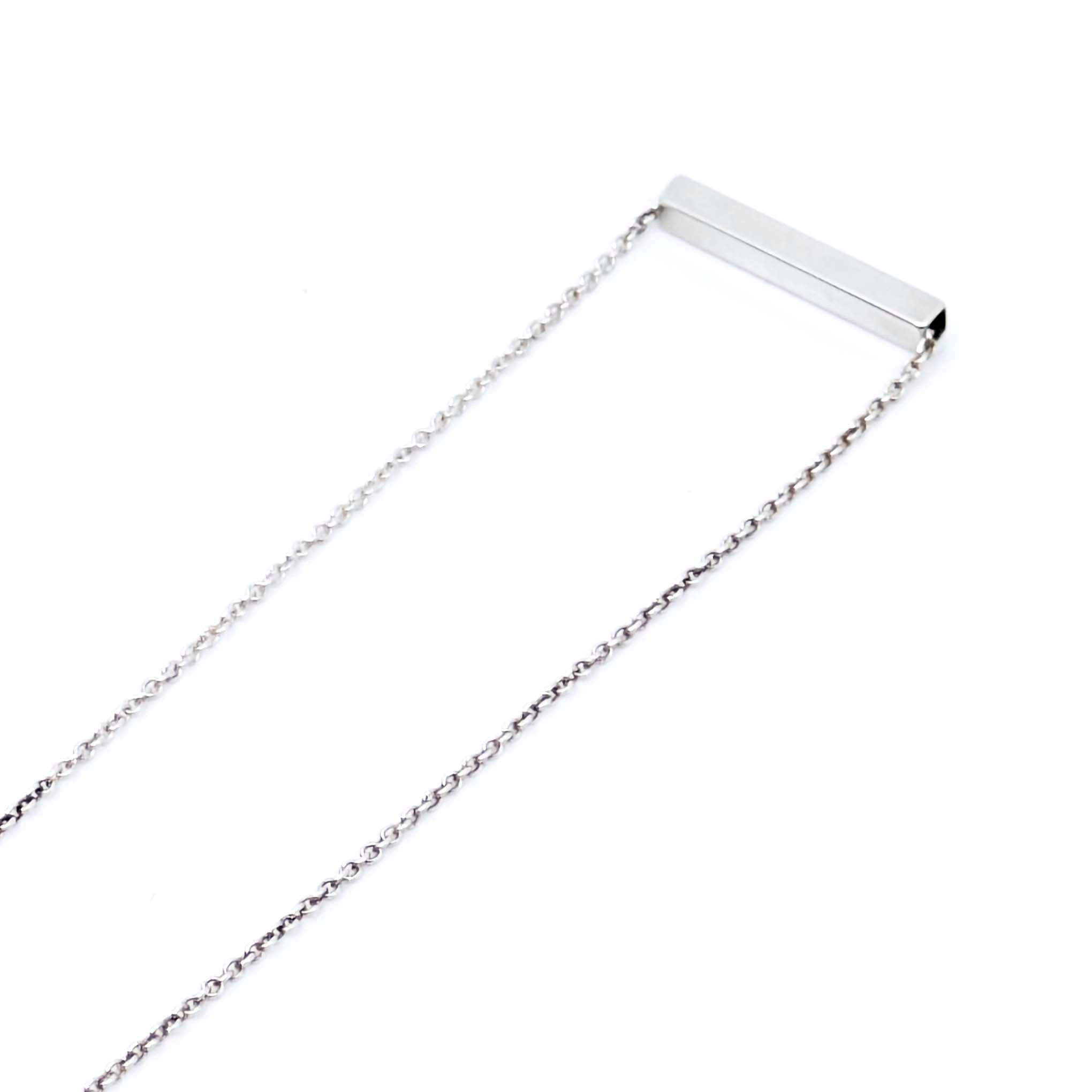 Slide Necklace-White