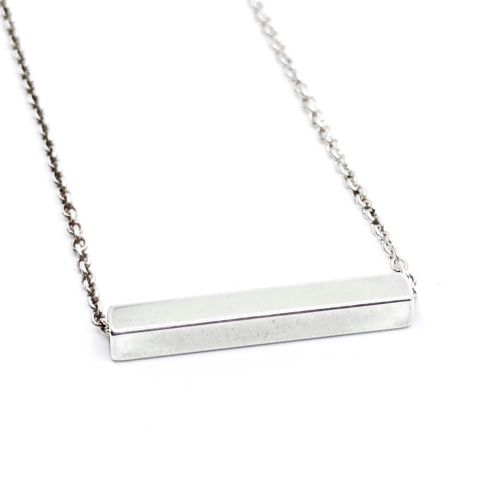 Slide Necklace-White