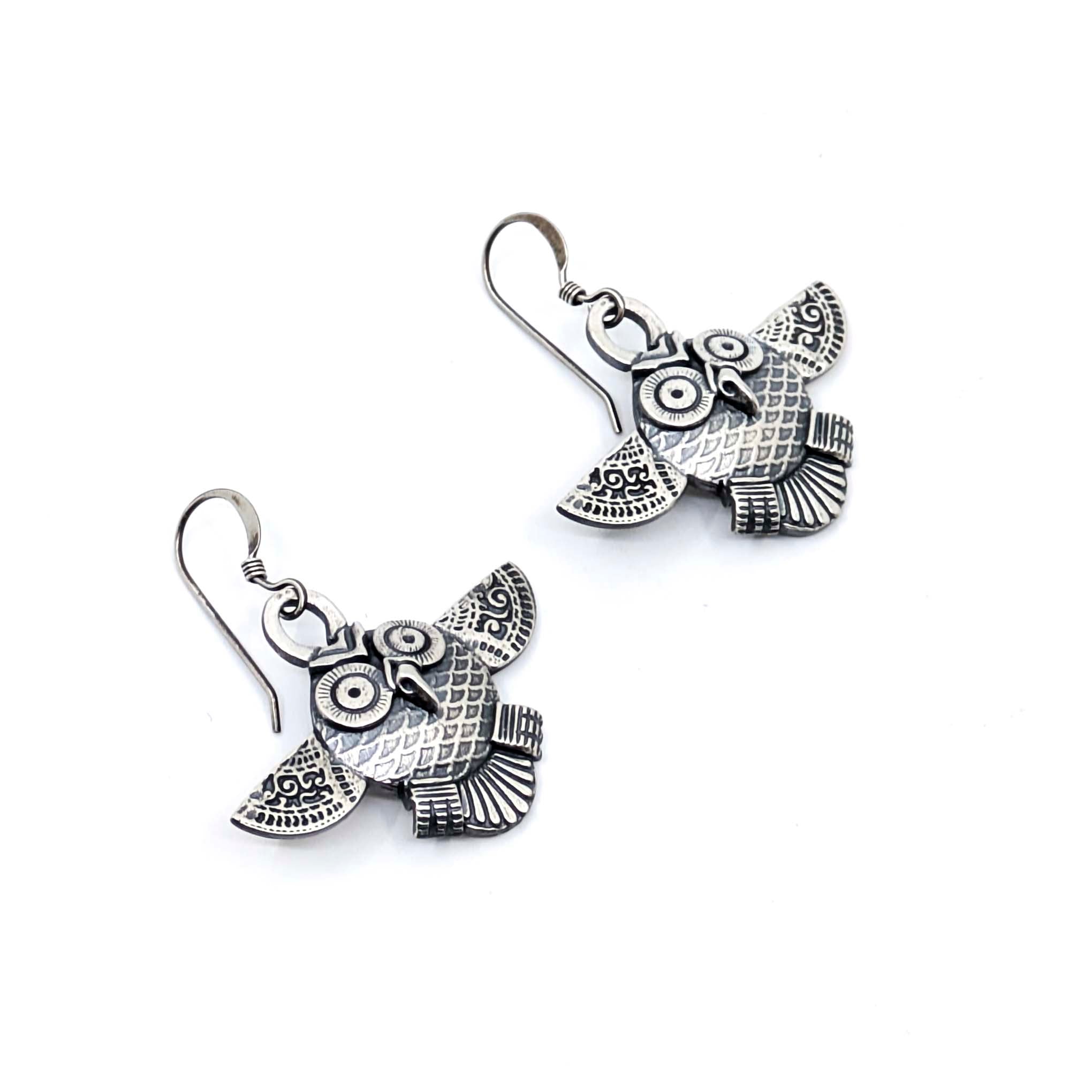 Mated Owl Earrings
