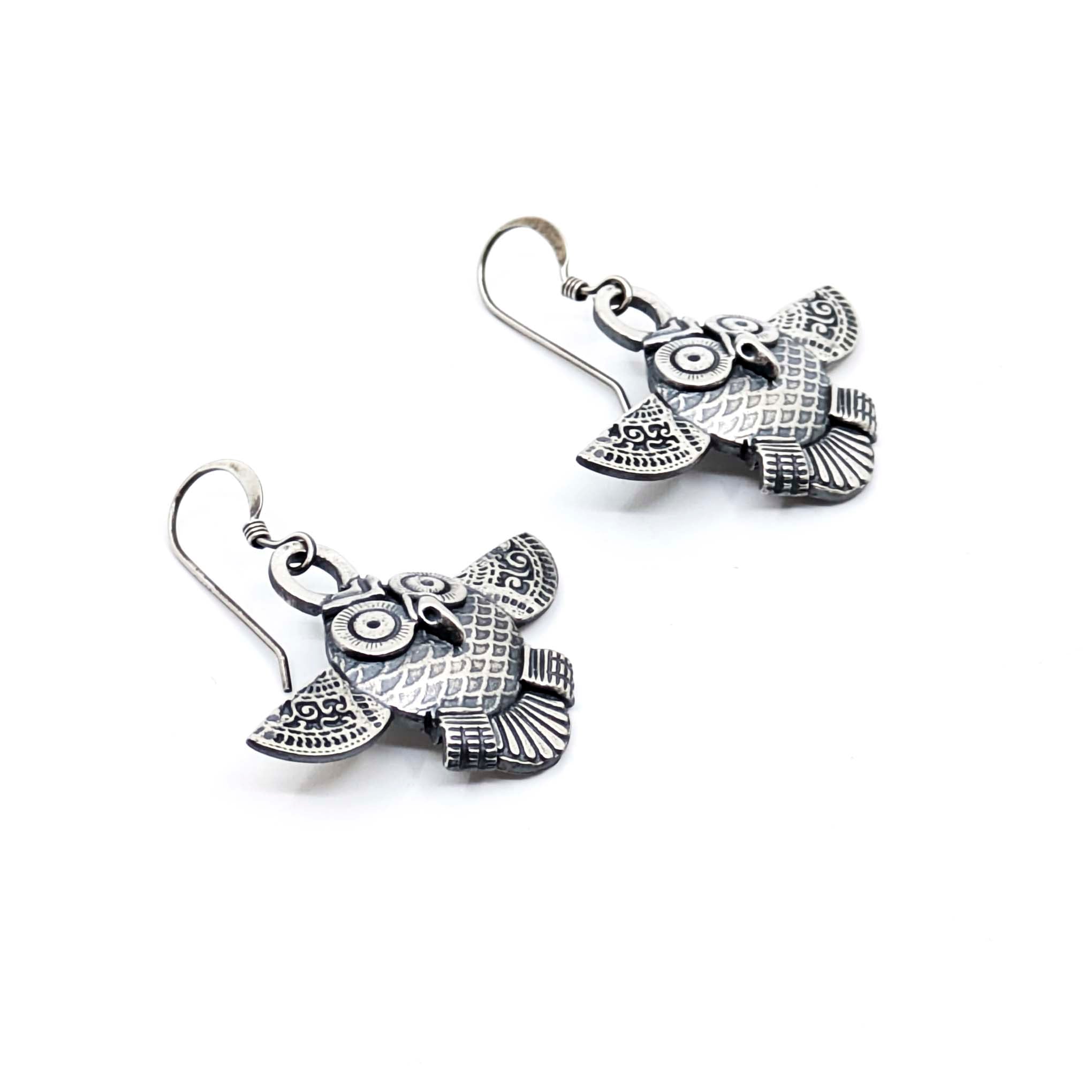 Mated Owl Earrings
