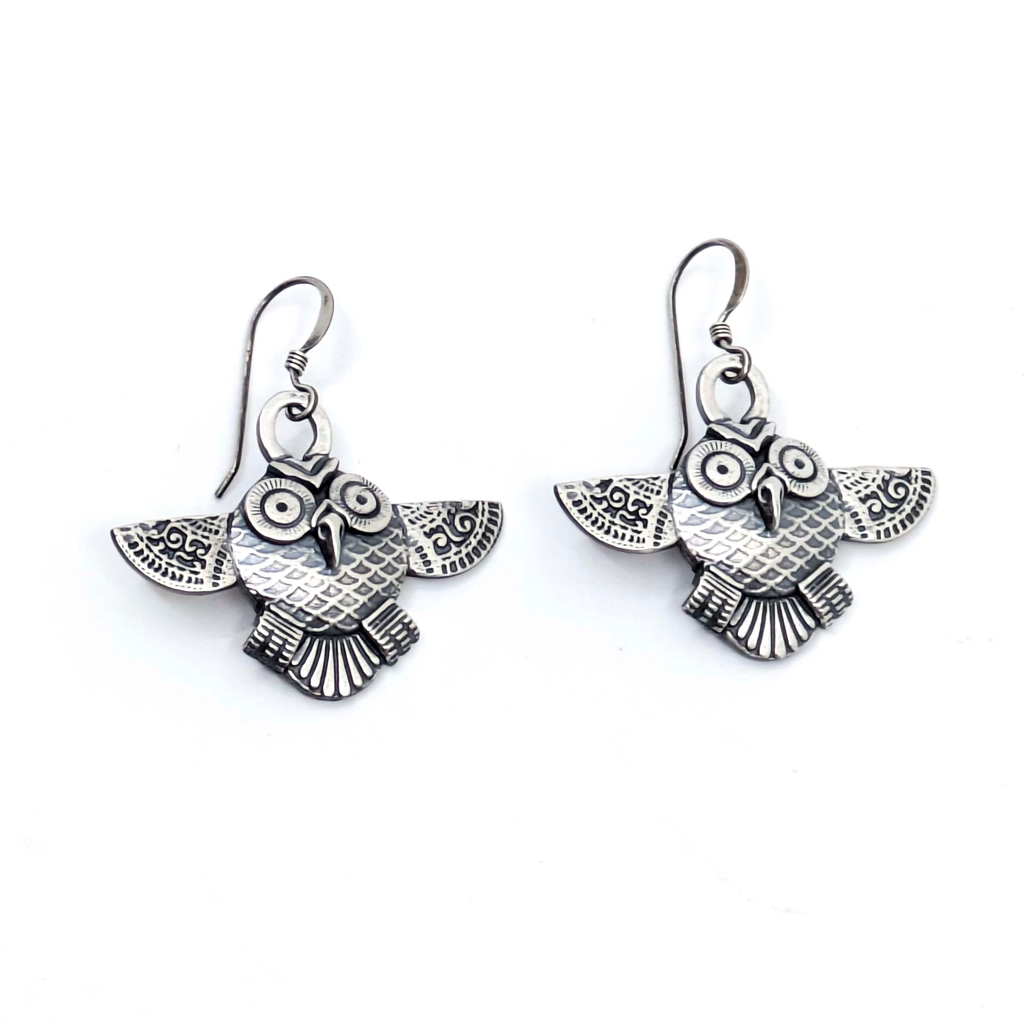 Mated Owl Earrings