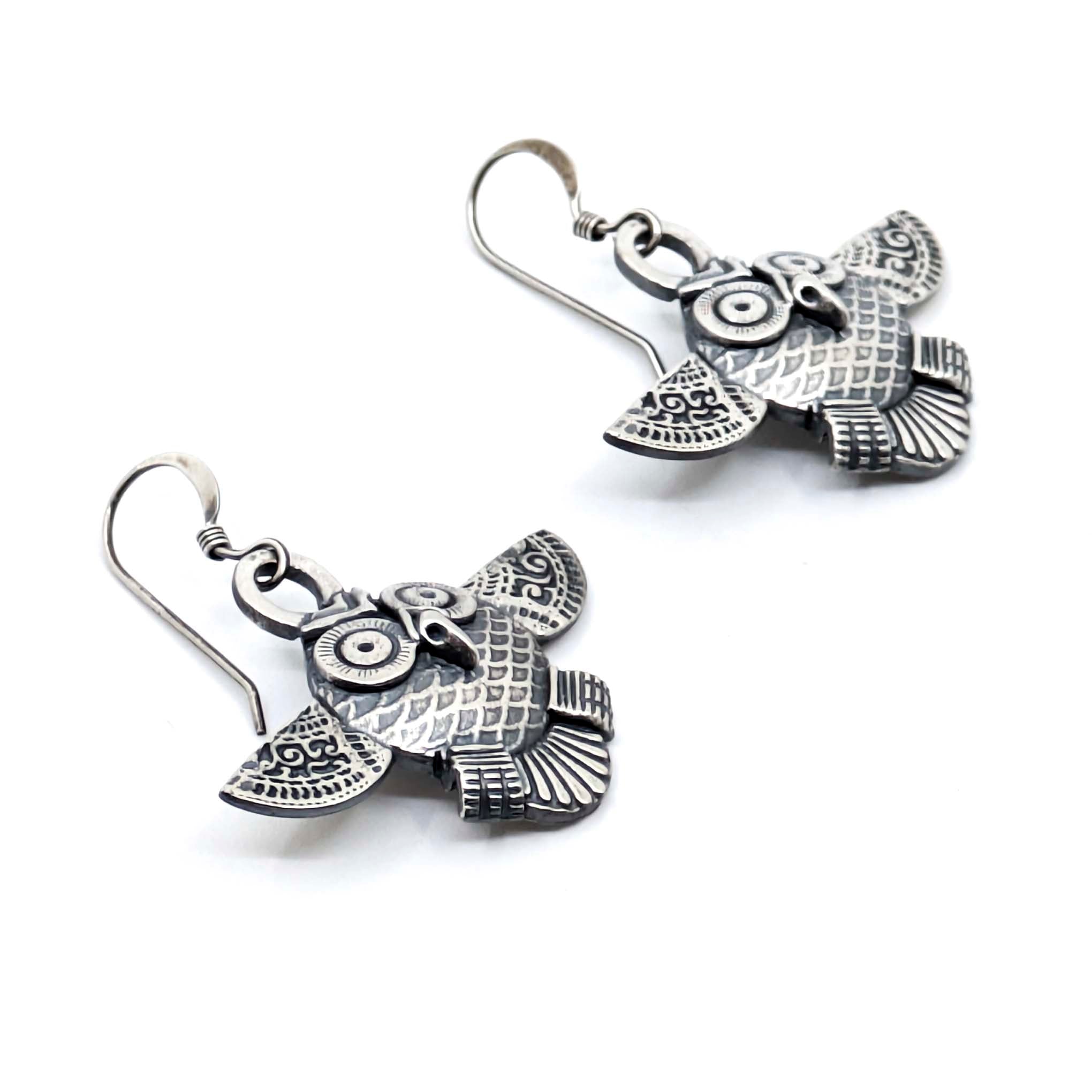 Mated Owl Earrings