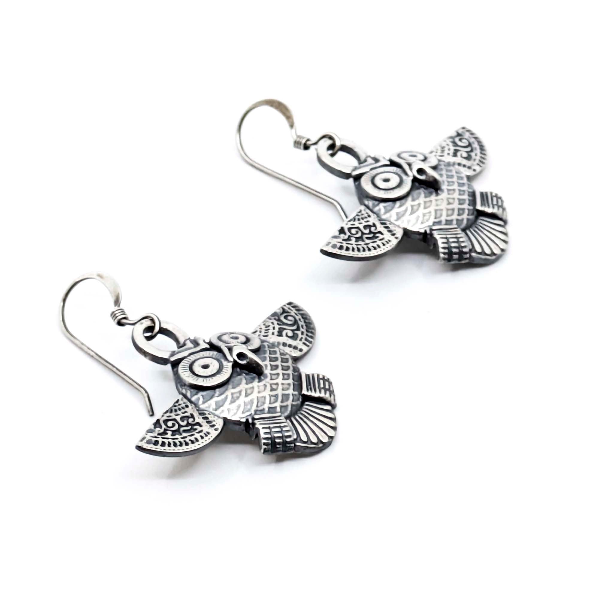 Mated Owl Earrings