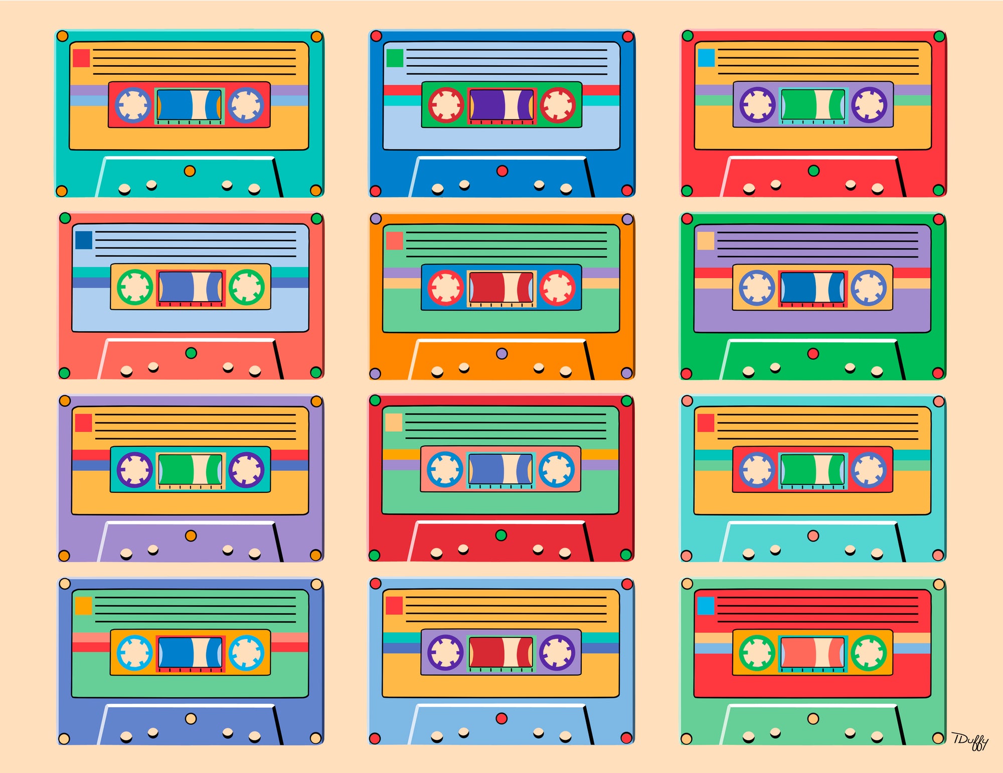 MixTape- Print (Unframed)