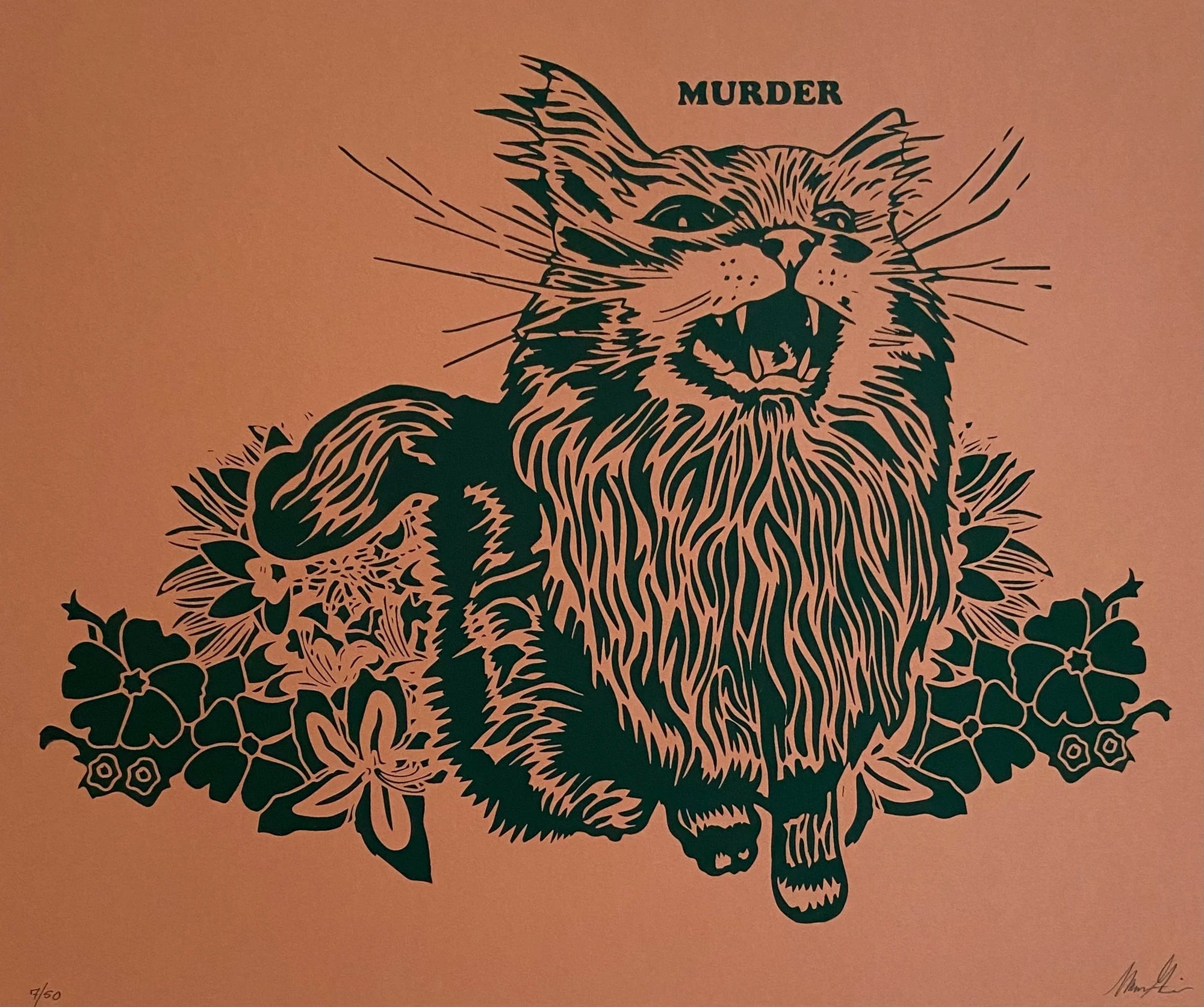 Murder Cat- Print