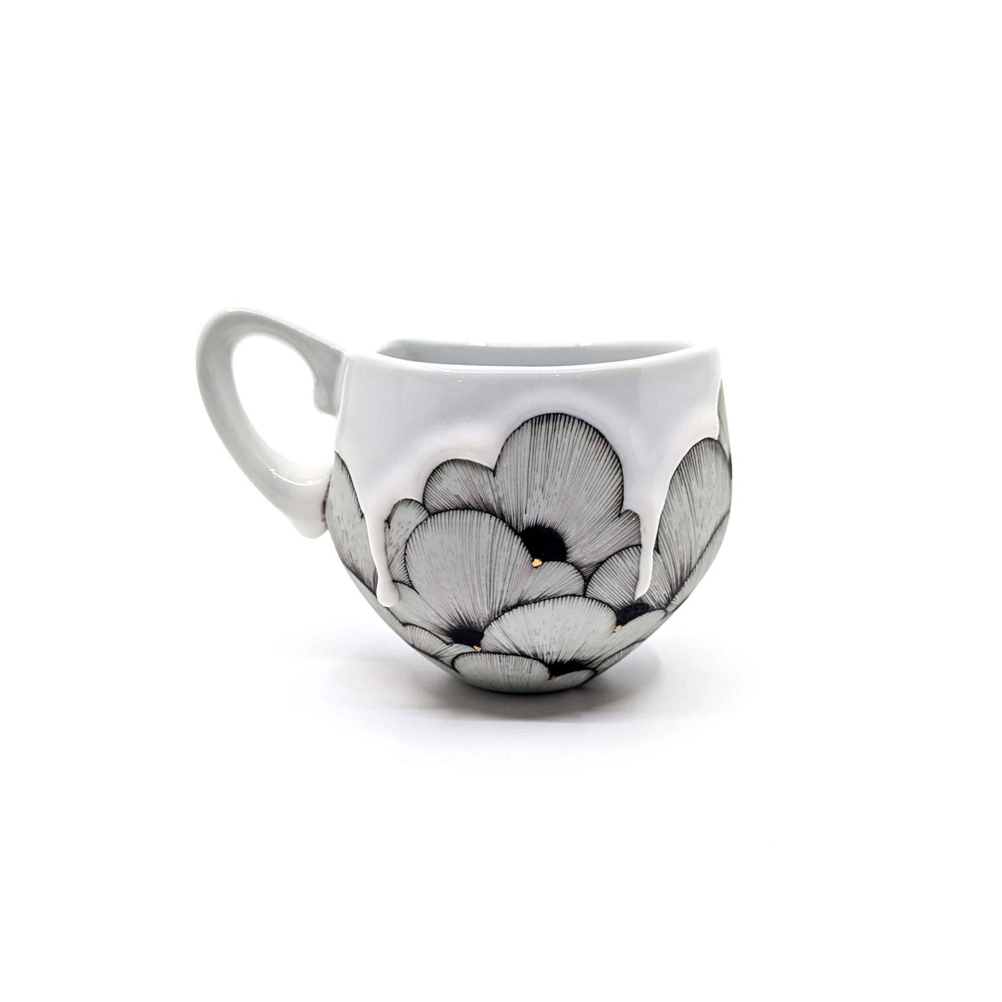 Cloud Mug with Gold (Large)