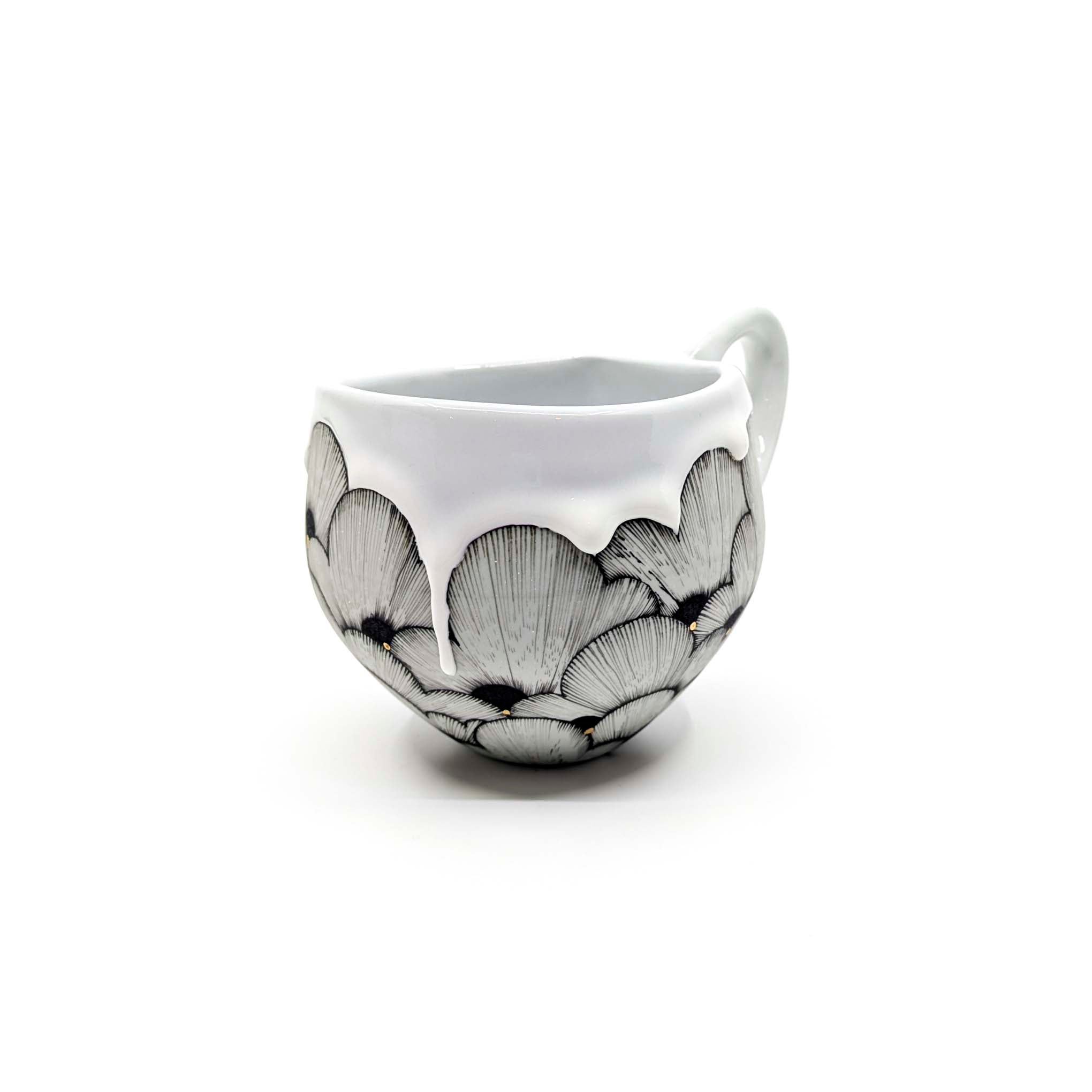 Cloud Mug with Gold (Large)