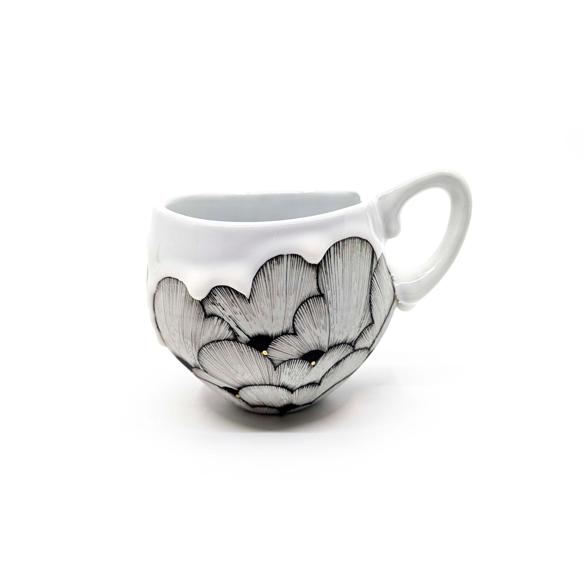 Cloud Mug with Gold (Large)
