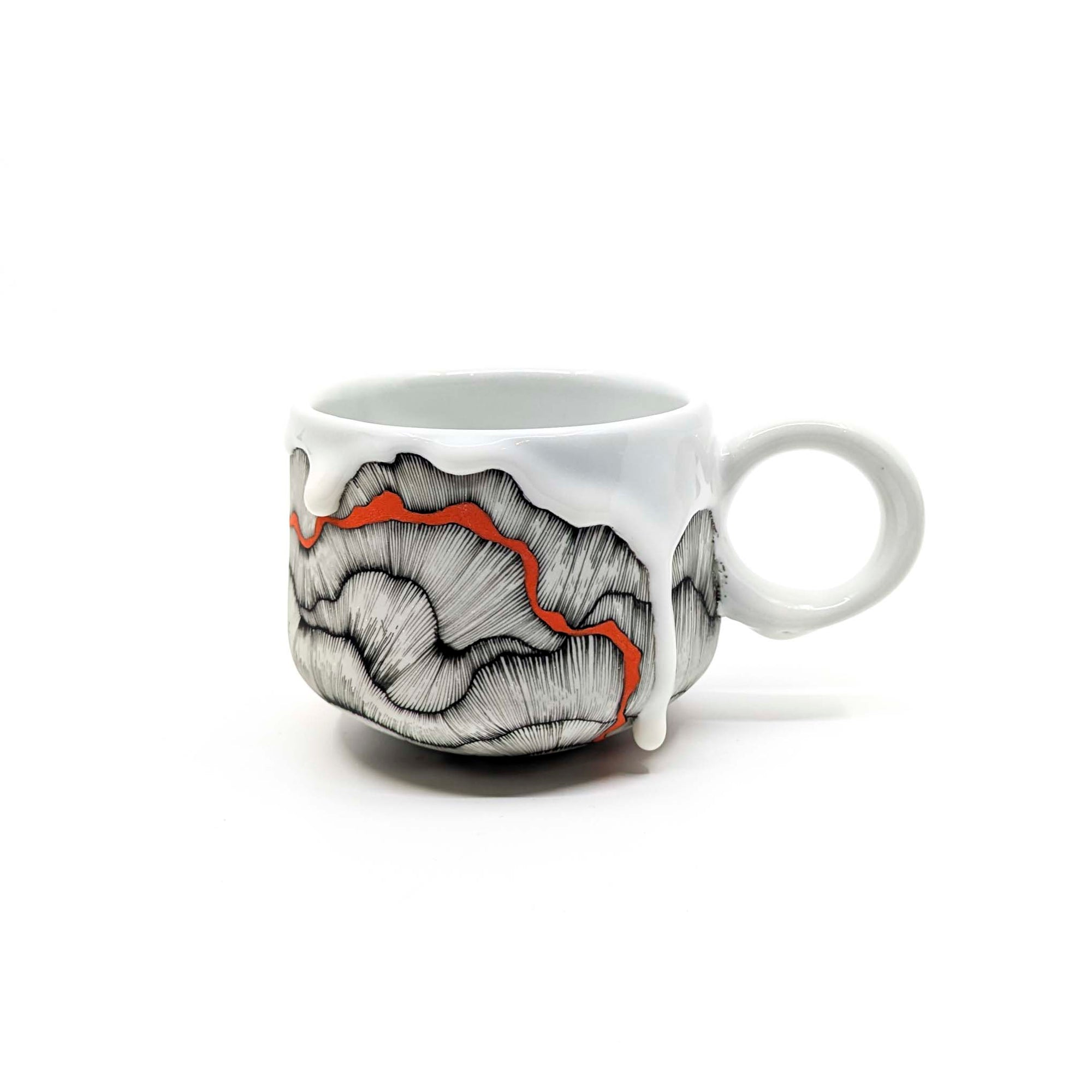 Circle Mug with Orange (Small)