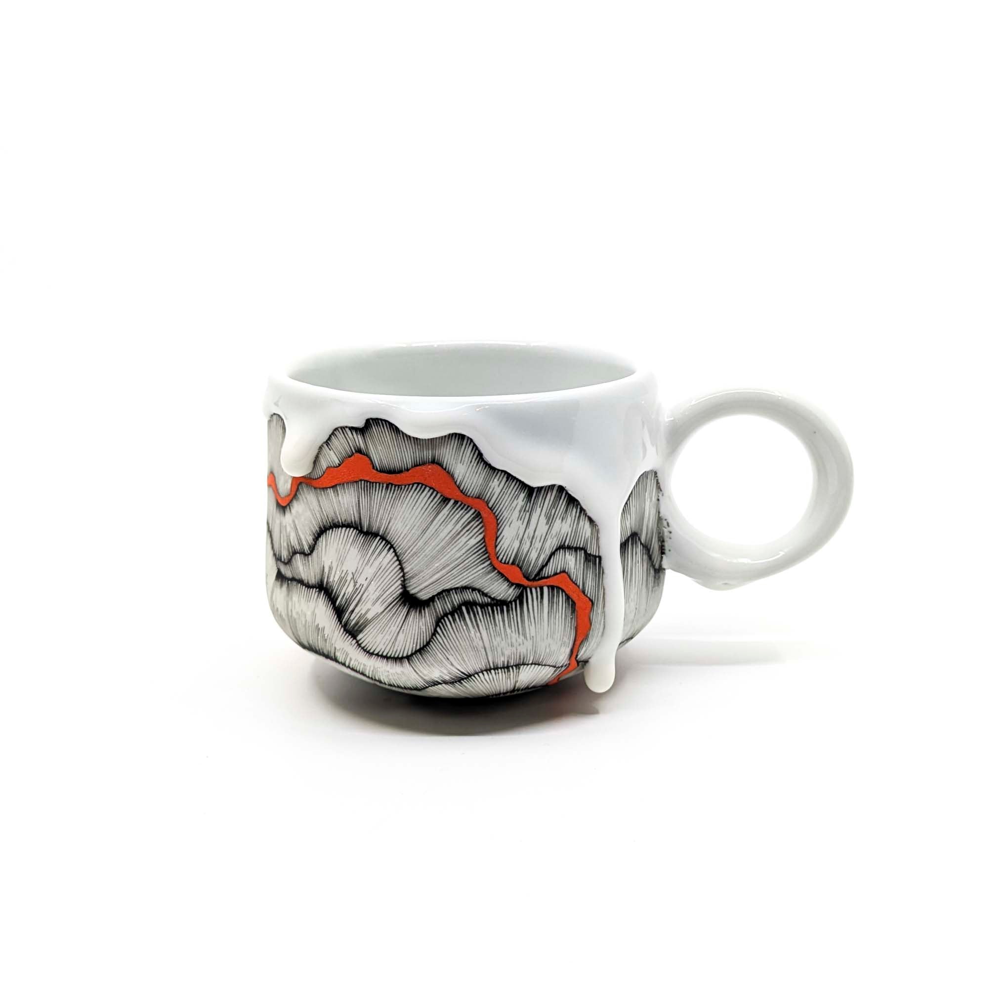 Circle Mug with Orange (Small)