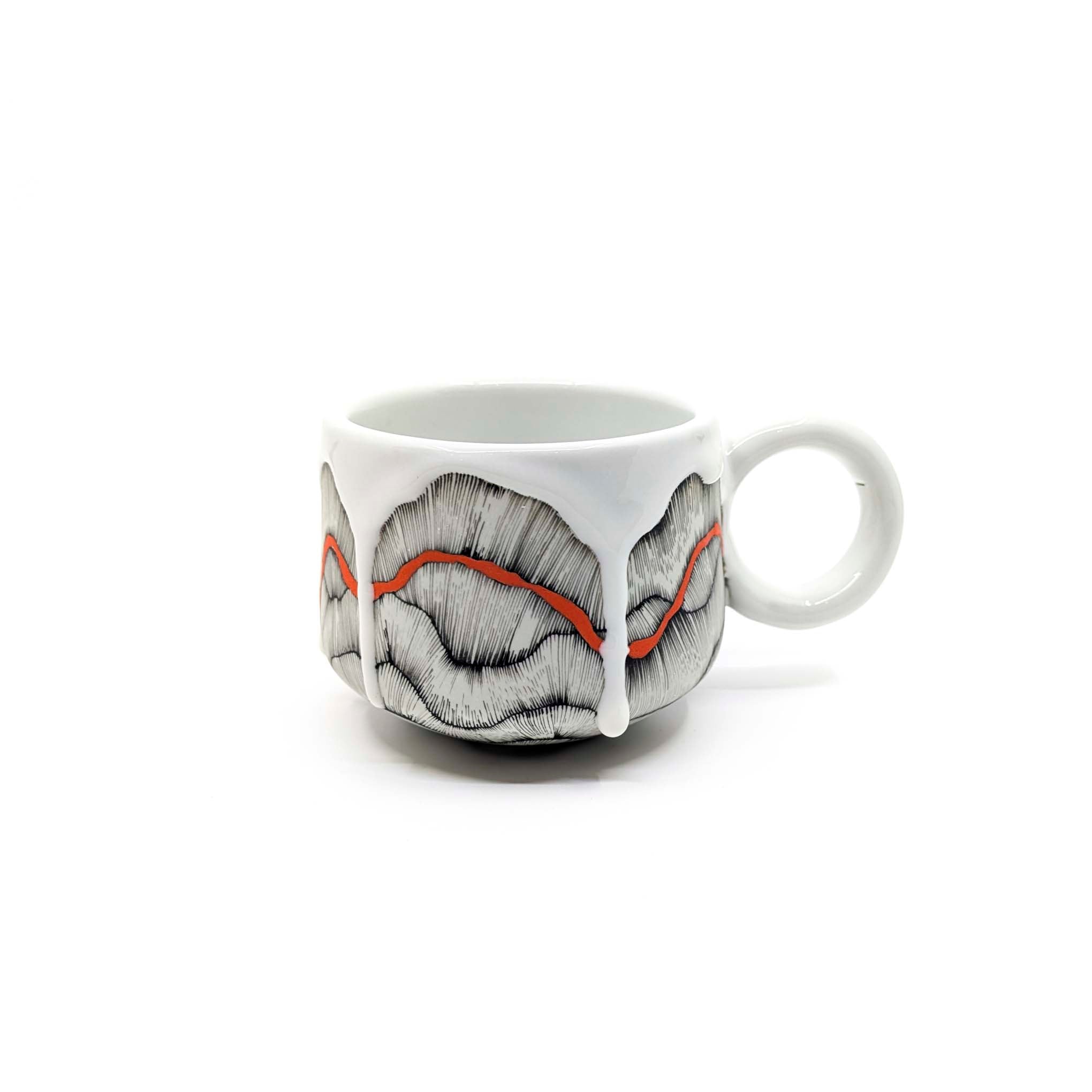Circle Mug with Orange (Small)