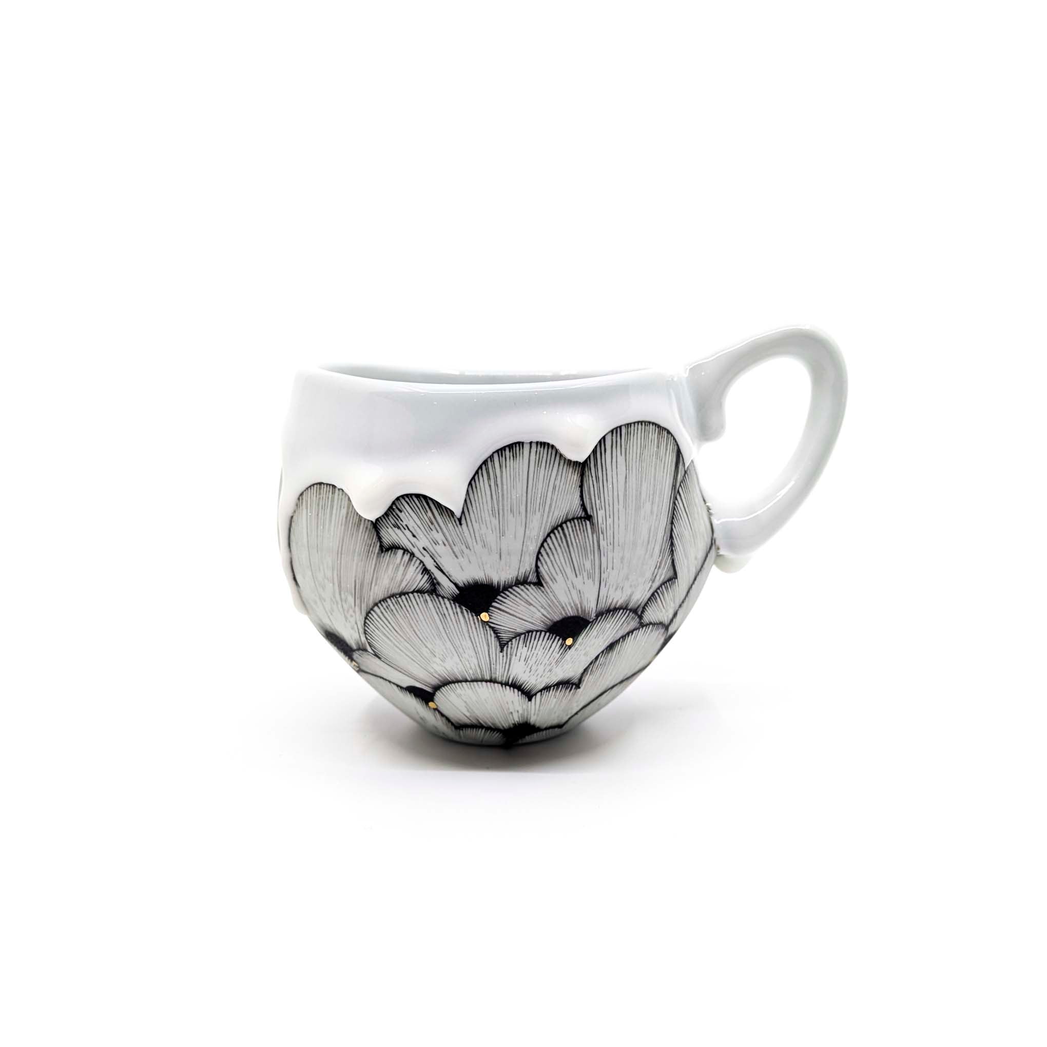 Cloud Mug with Gold (Large)