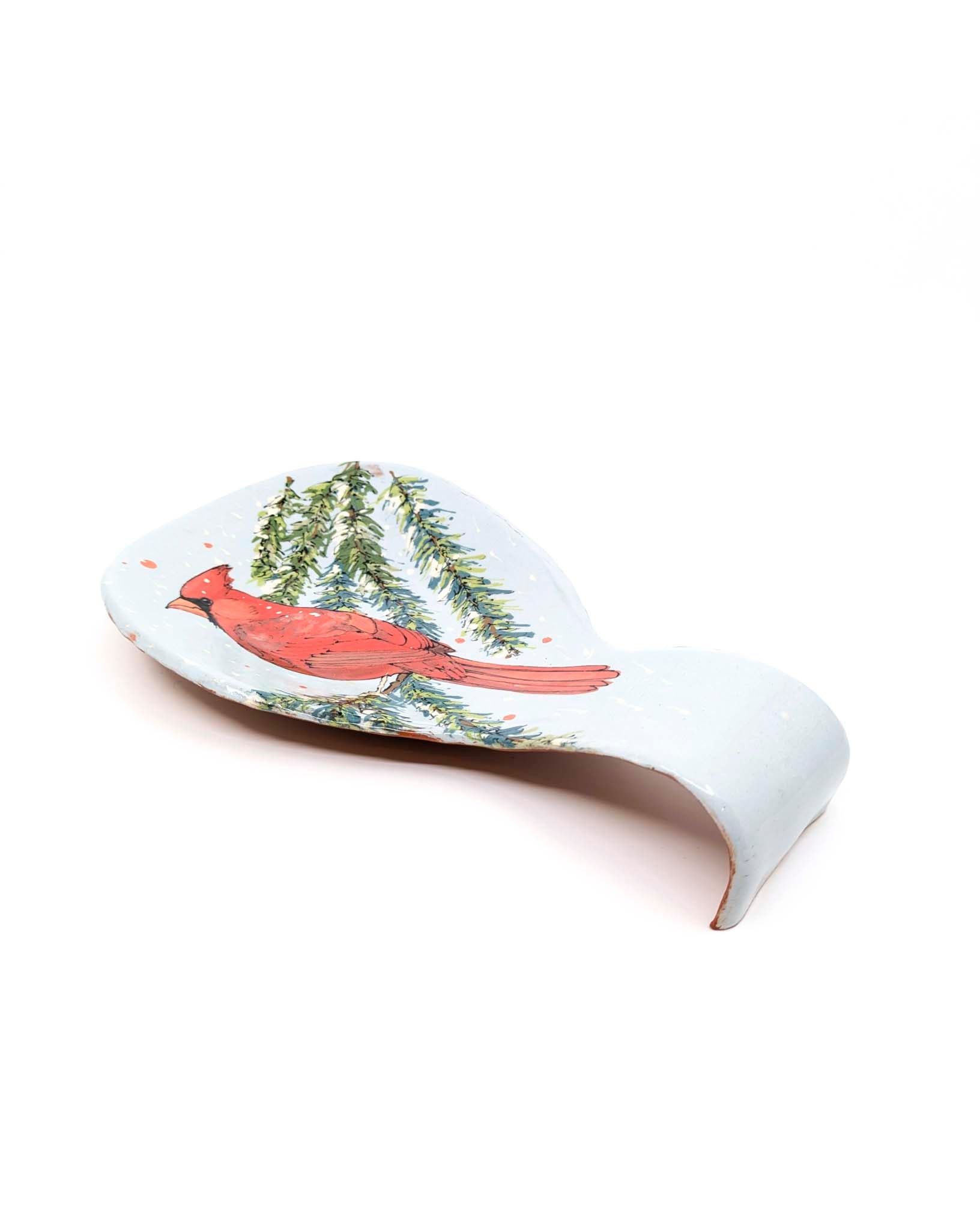 Diane Demers - Smith - Cardinal Spoon Rest - VISUAL INDEX