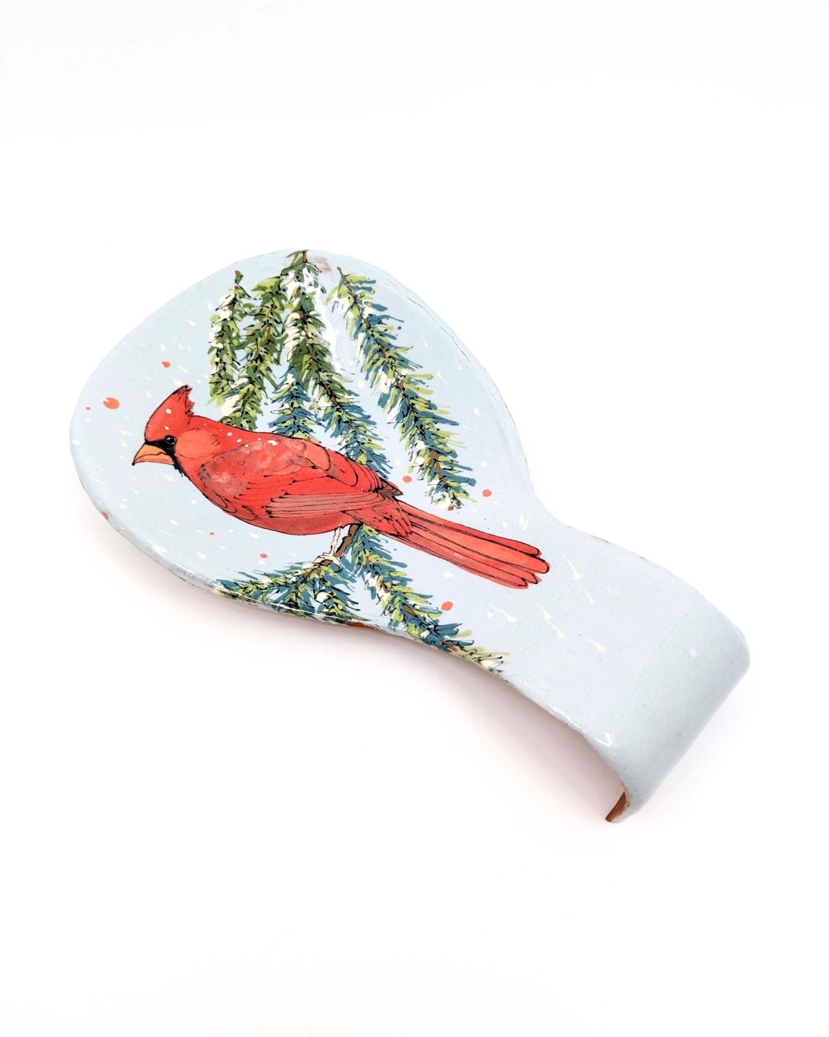 Diane Demers - Smith - Cardinal Spoon Rest - VISUAL INDEX