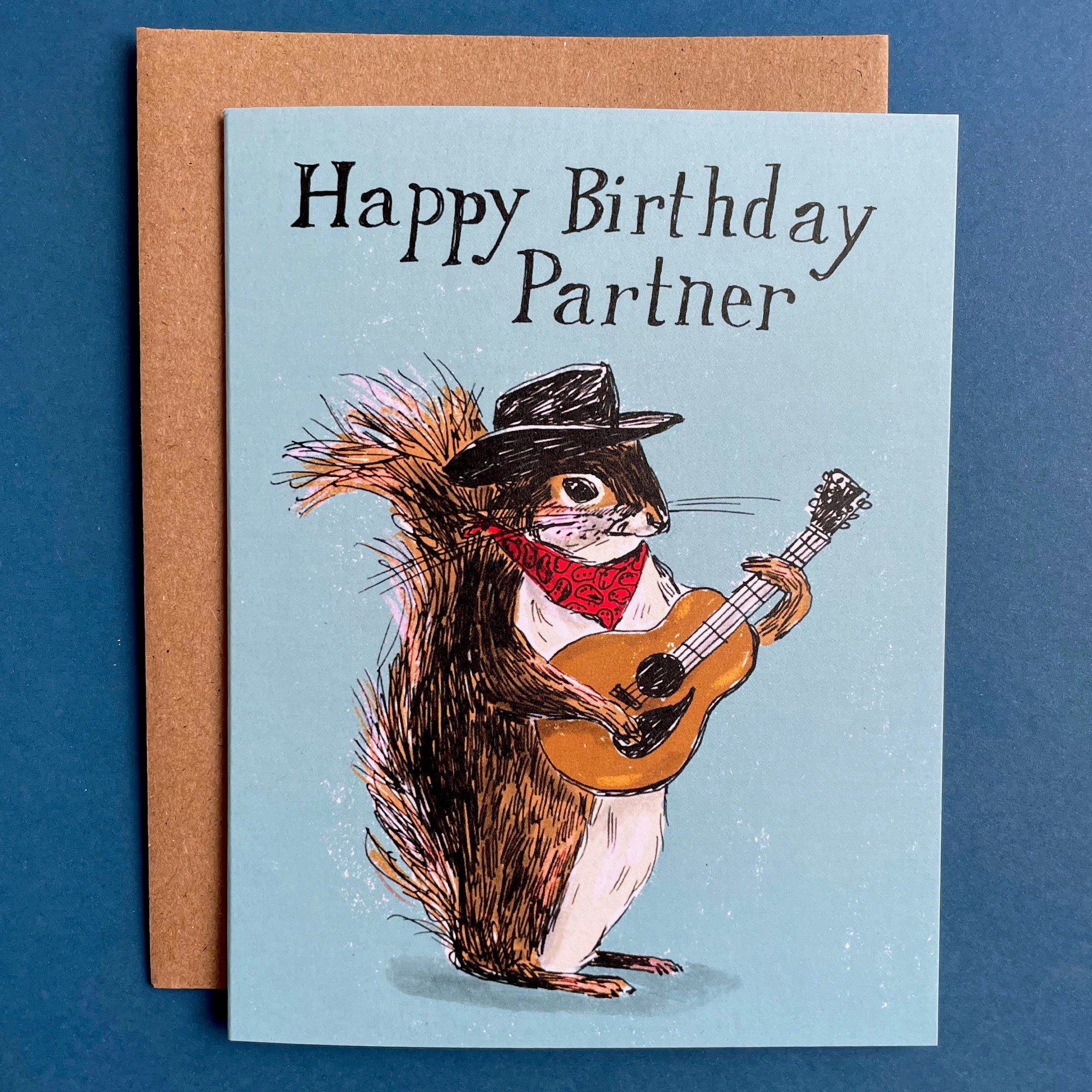 Happy Birthday Partner- Card