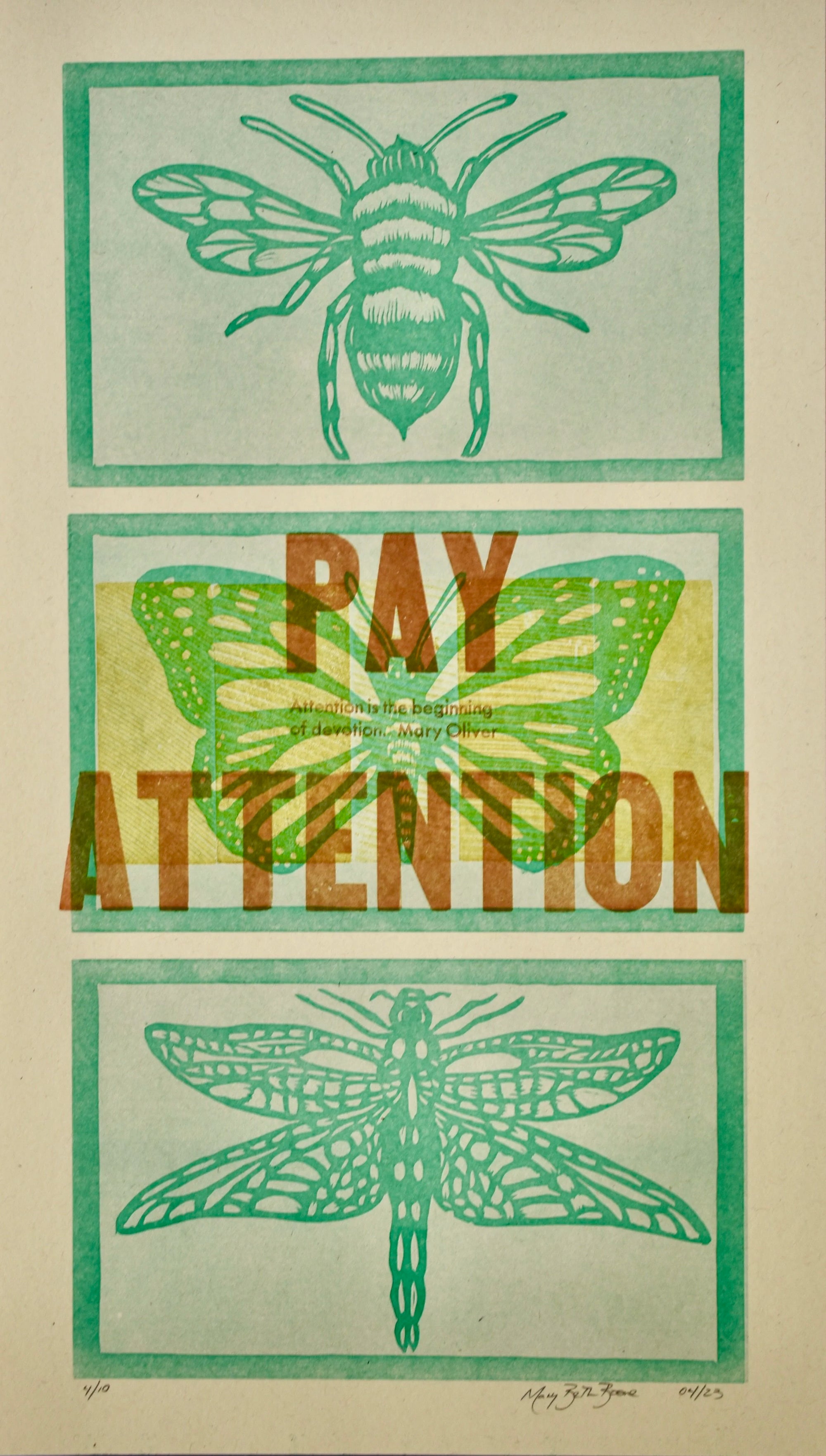 Pay Attention- Framed Print