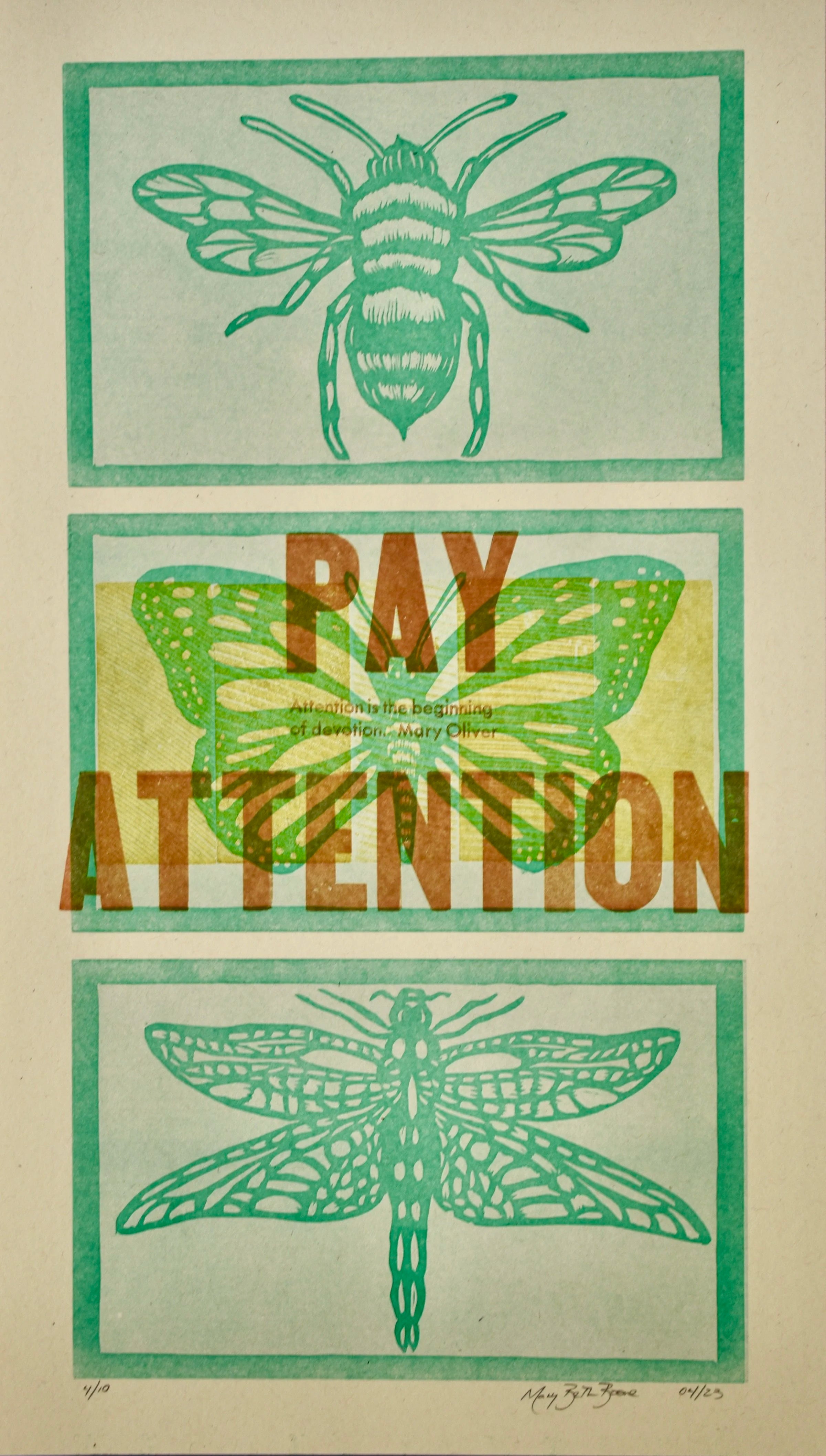 Pay Attention- Framed Print