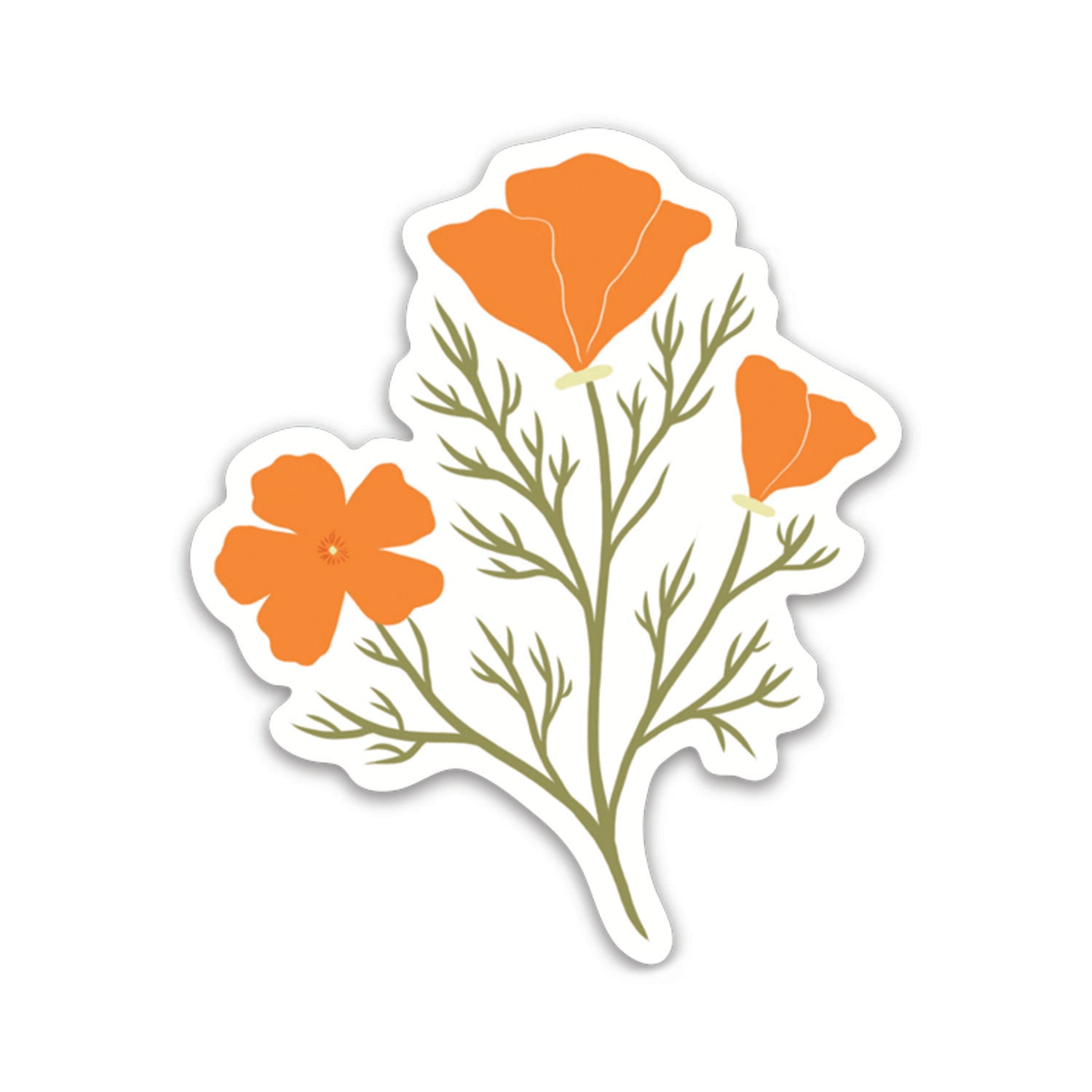 Poppy-Sticker