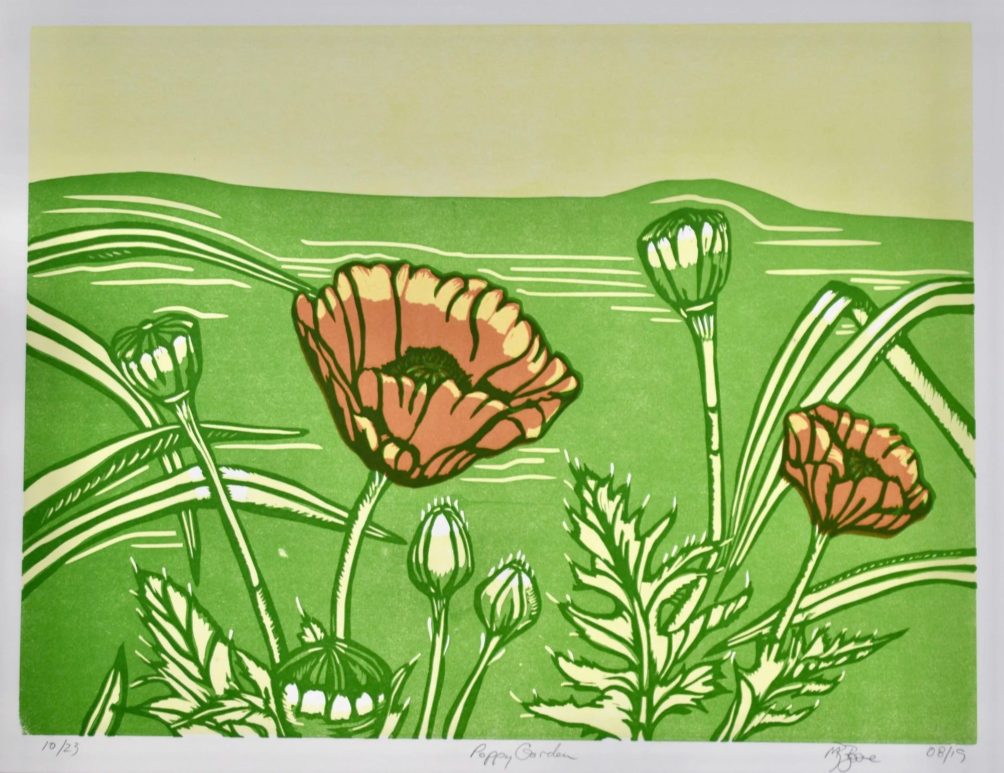 Poppy Garden- Framed Print