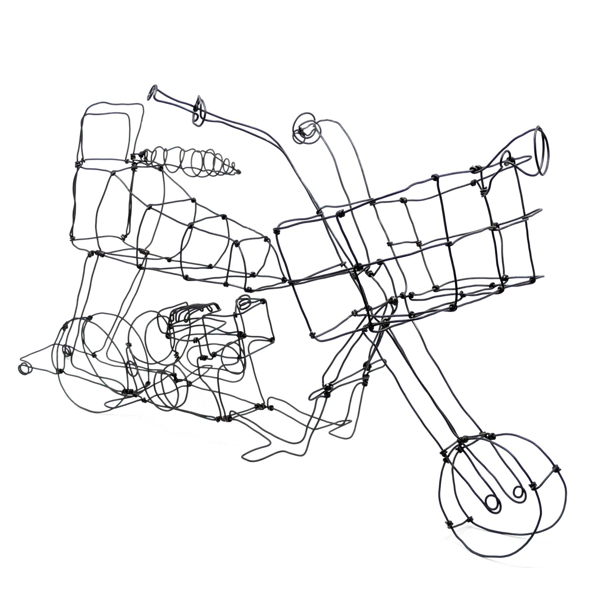 Scooter Wire Sculpture