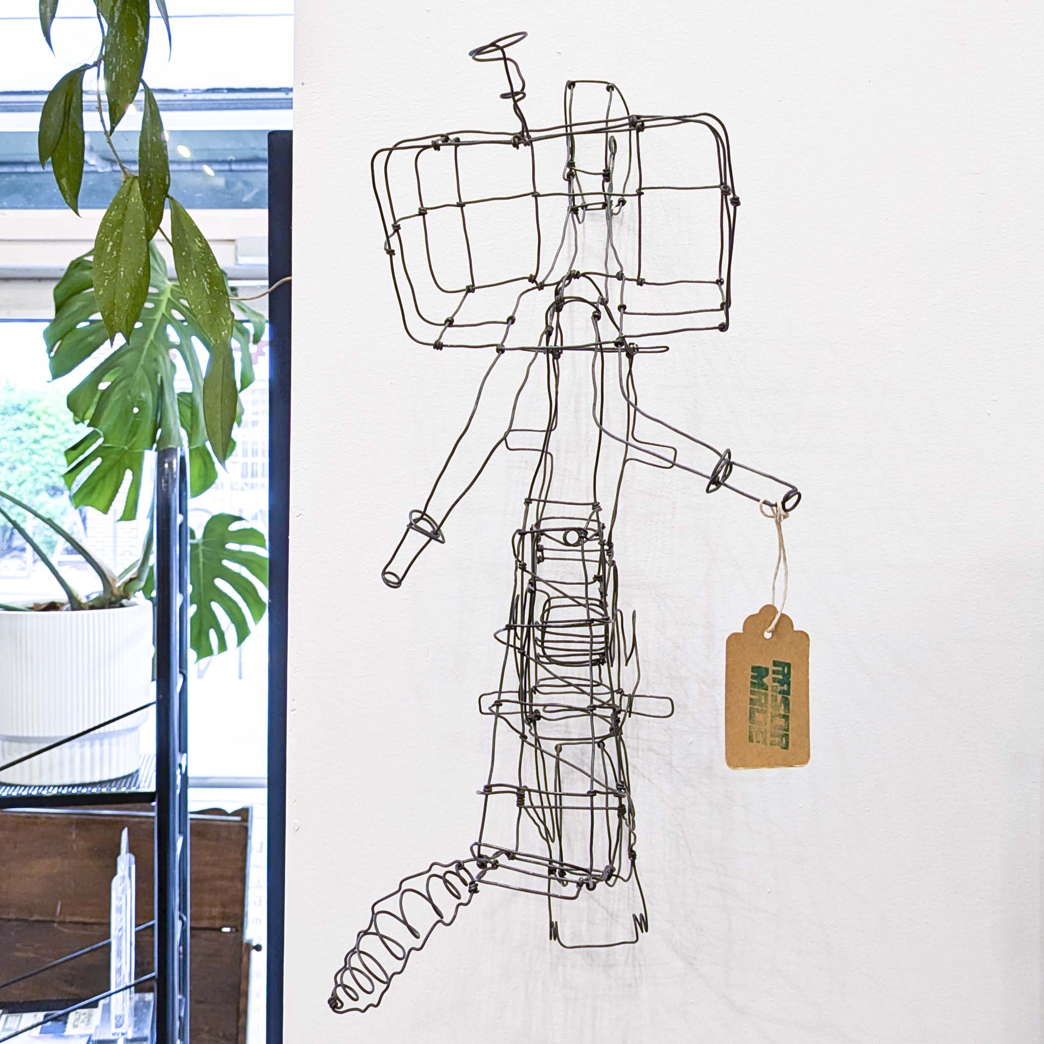 Scooter Wire Sculpture