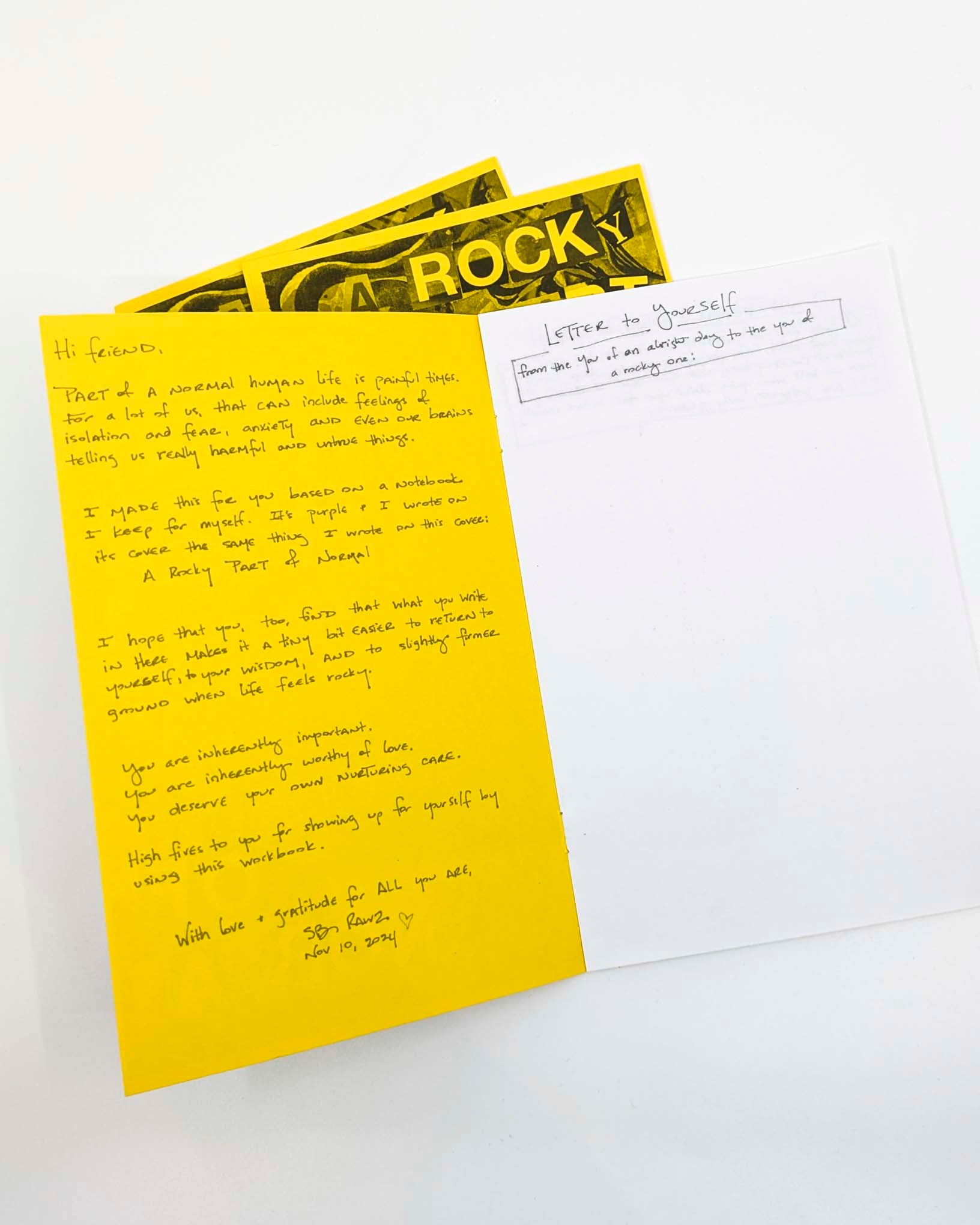 Rocky Part of Normal – Handmade Art Zine