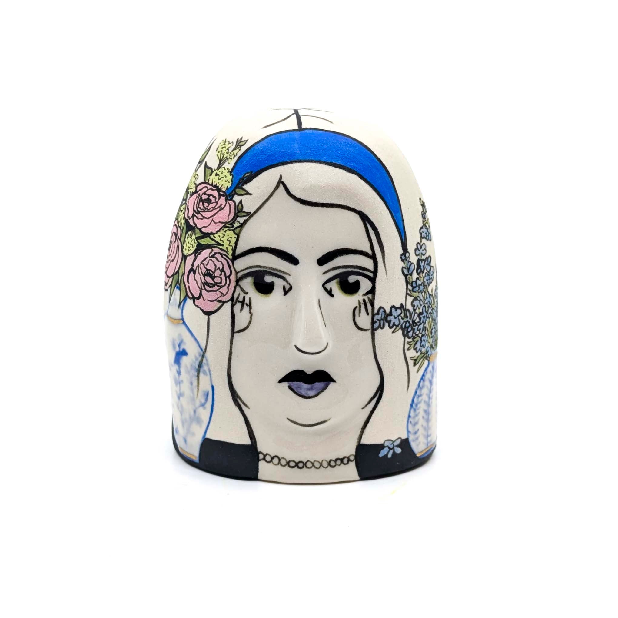 Lady Head with Vases
