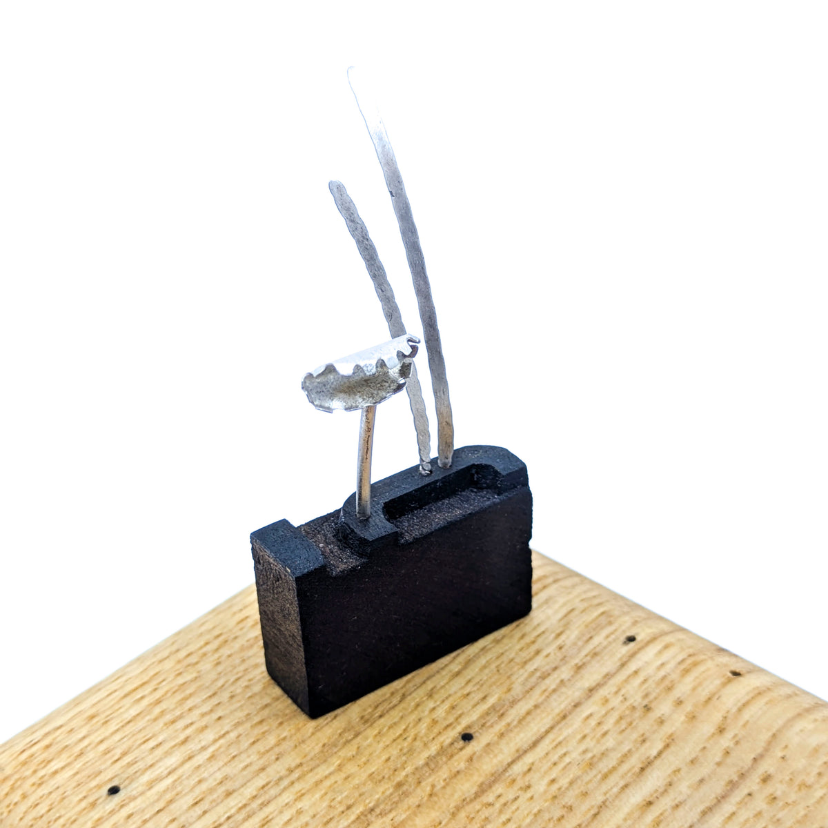 Miniature Plant Sculpture- Venus & Grass (43a)
