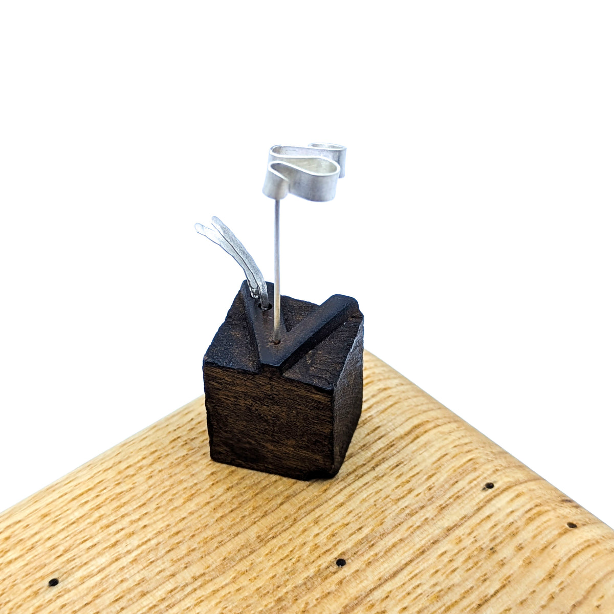 Miniature Plant Sculpture- Marigold & Grass (41b)