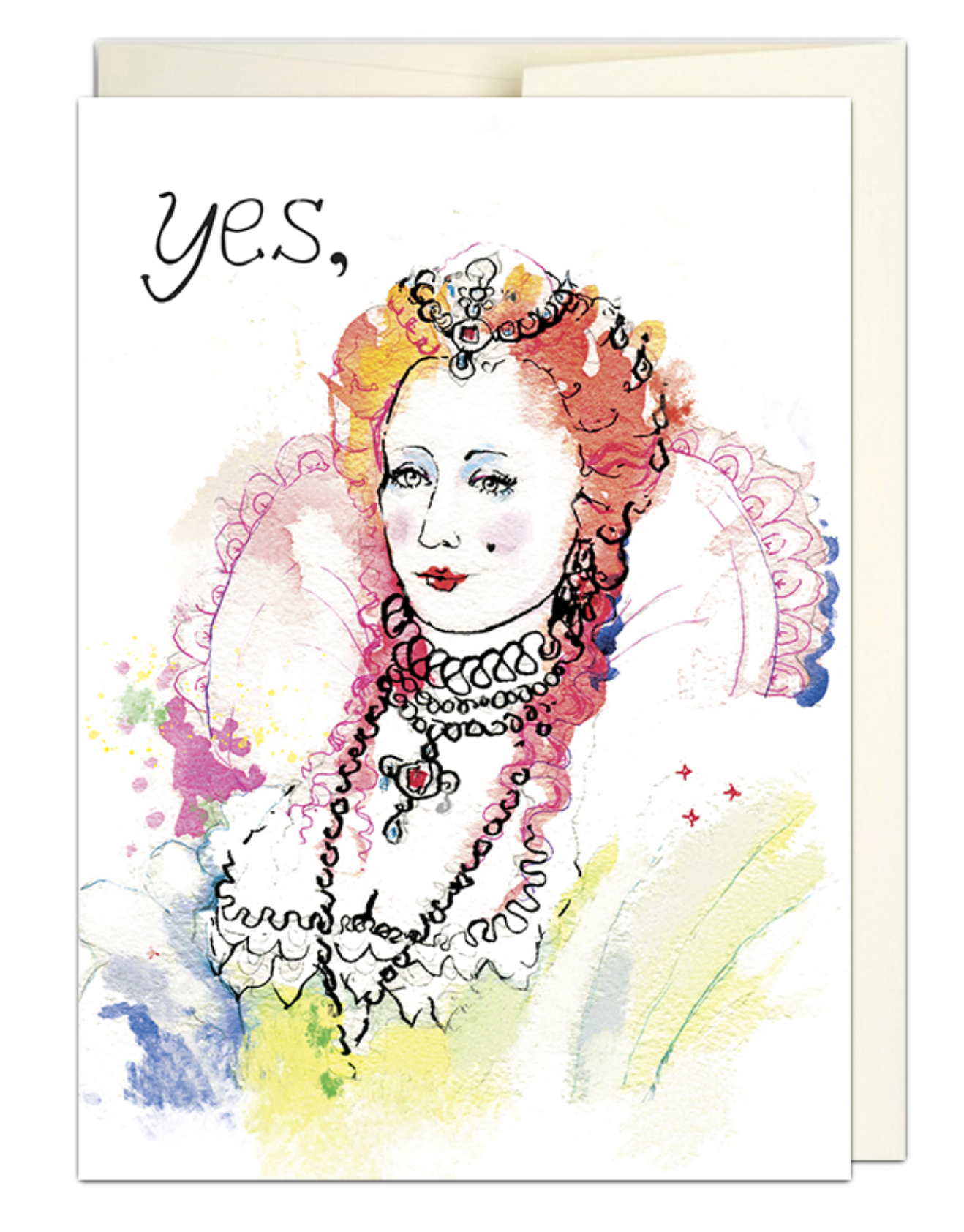 Yes, Queen-Card